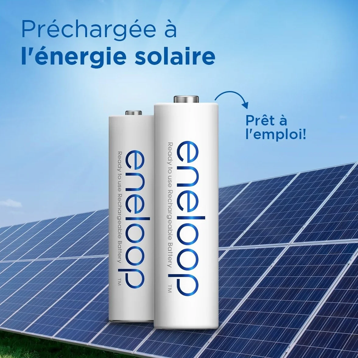 Piles eneloop Pro Ni-MH AAA Rechargeables 4 pièces
