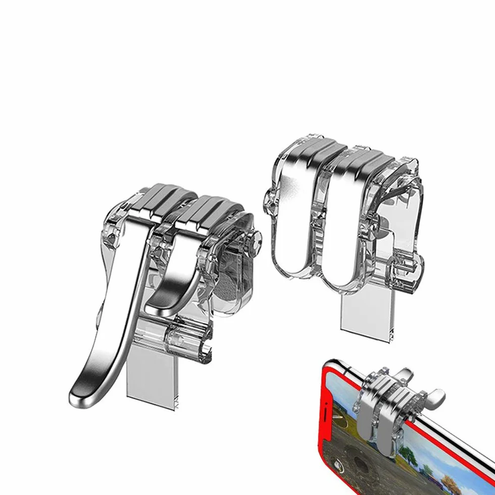 N-K 1 paire de manettes de jeu mobiles pour tablette PC Game Shooter Manette de jeu Trigger Compatible iPhone/Android