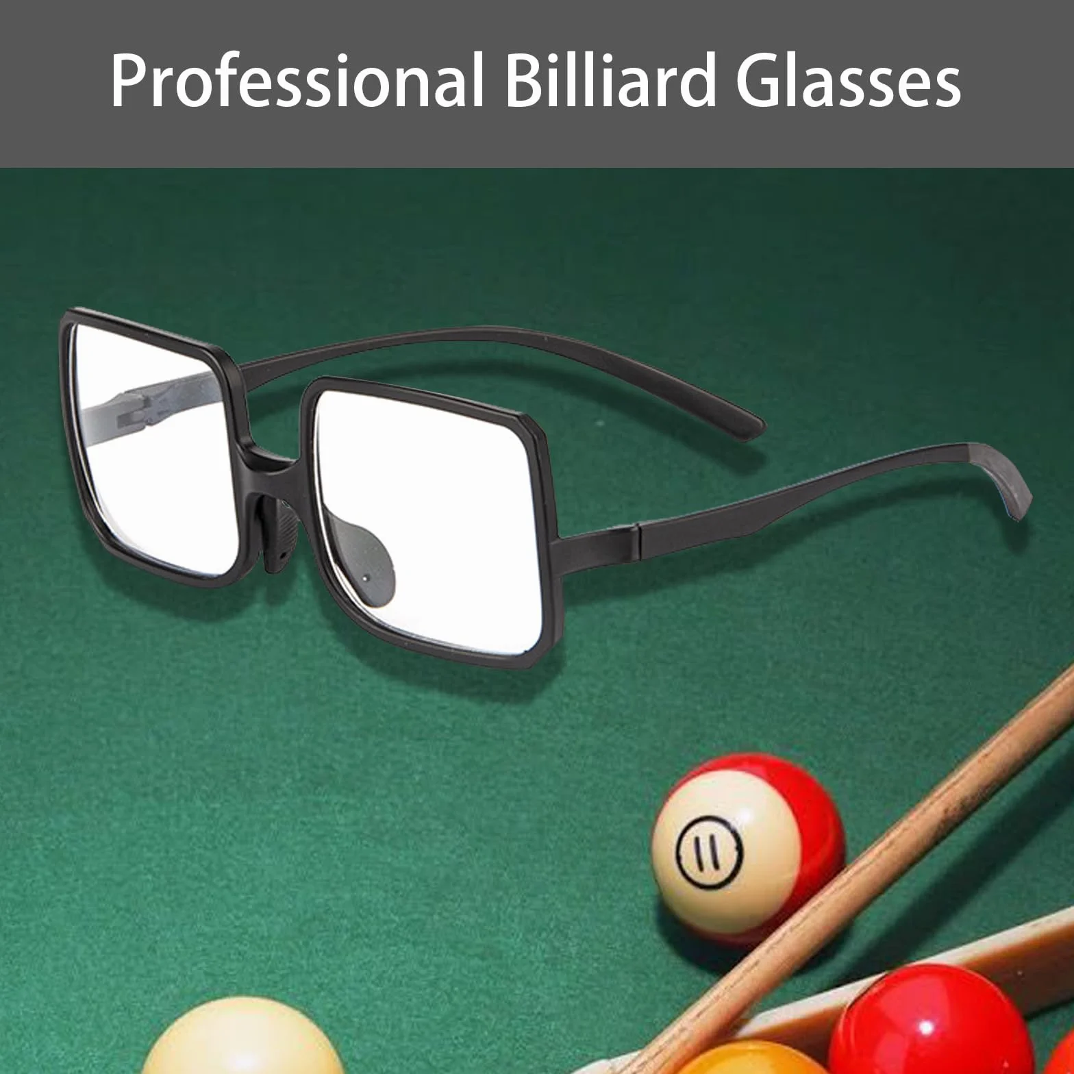 Lunettes de billard professionnelles plein cadre compétition joueur