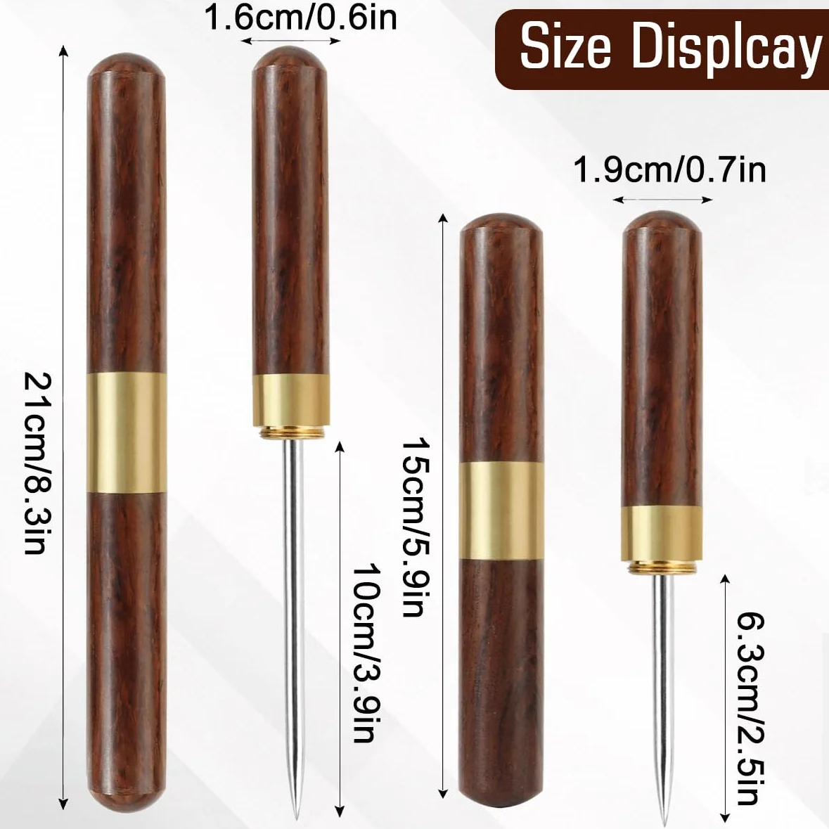 Broyeur à Glace INOX 2 Pièces Pic à Glace en Acier Inoxydable pour Bar Cuisine