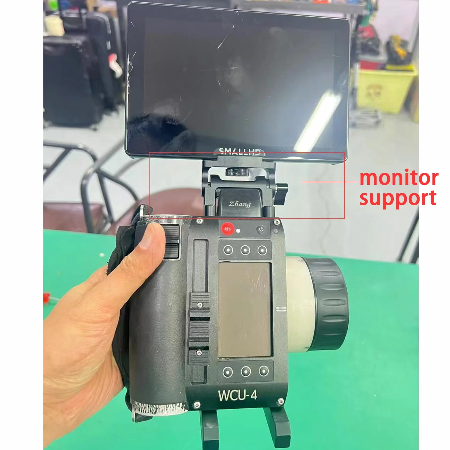 HangTon WCU-4 Support de moniteur pour unité de mise au point sans fil ARRI, kit d'installation de support 3/8"-16 1/4" x 12 dents
