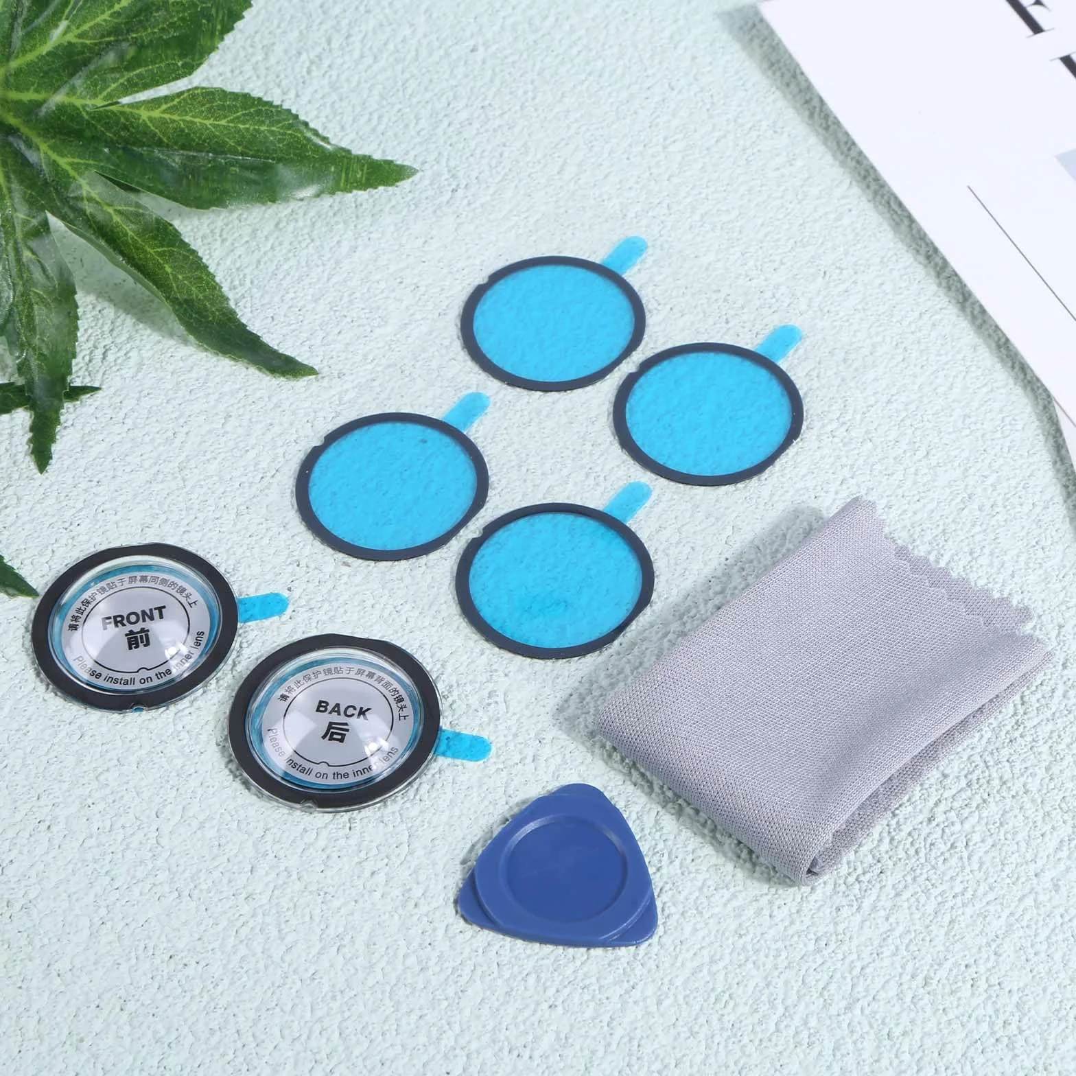 Lot de 2 protections d'objectif pour Tesla Model Y Juniper/Model YL 2025 2026, avant et arrière de caméra de voiture pour caméra Inst360 X3
