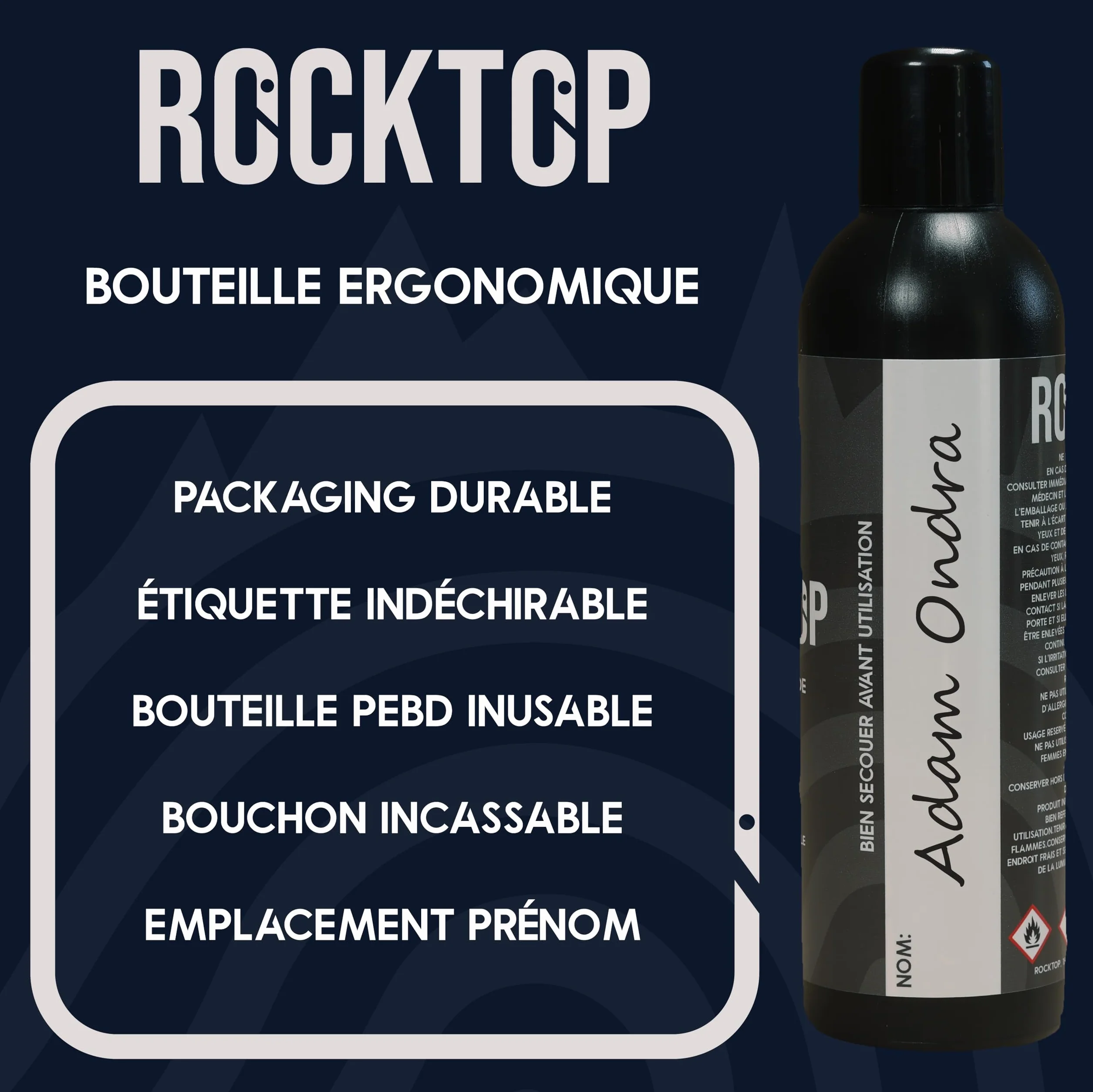 ROCKTOP Magnésie Liquide 200ml Liquid Chalk Anti-Transpiration Escalade Crossfit Musculation Mains Sèches
