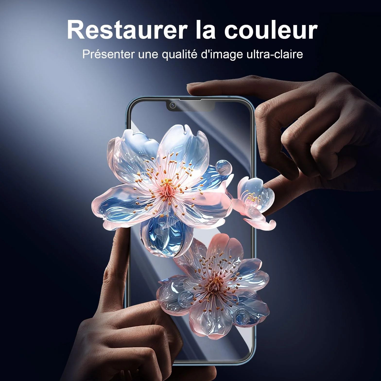 NEW'C Kit de 4, 2 x Verre Trempé Anti-Espion pour iPhone 14 (6,1 Pouces) et 2 x Protection Caméra Arrière - Ultra Résistant - Dureté 9H Glass- Angle de Confidentialité 28 Degrés Amélioré