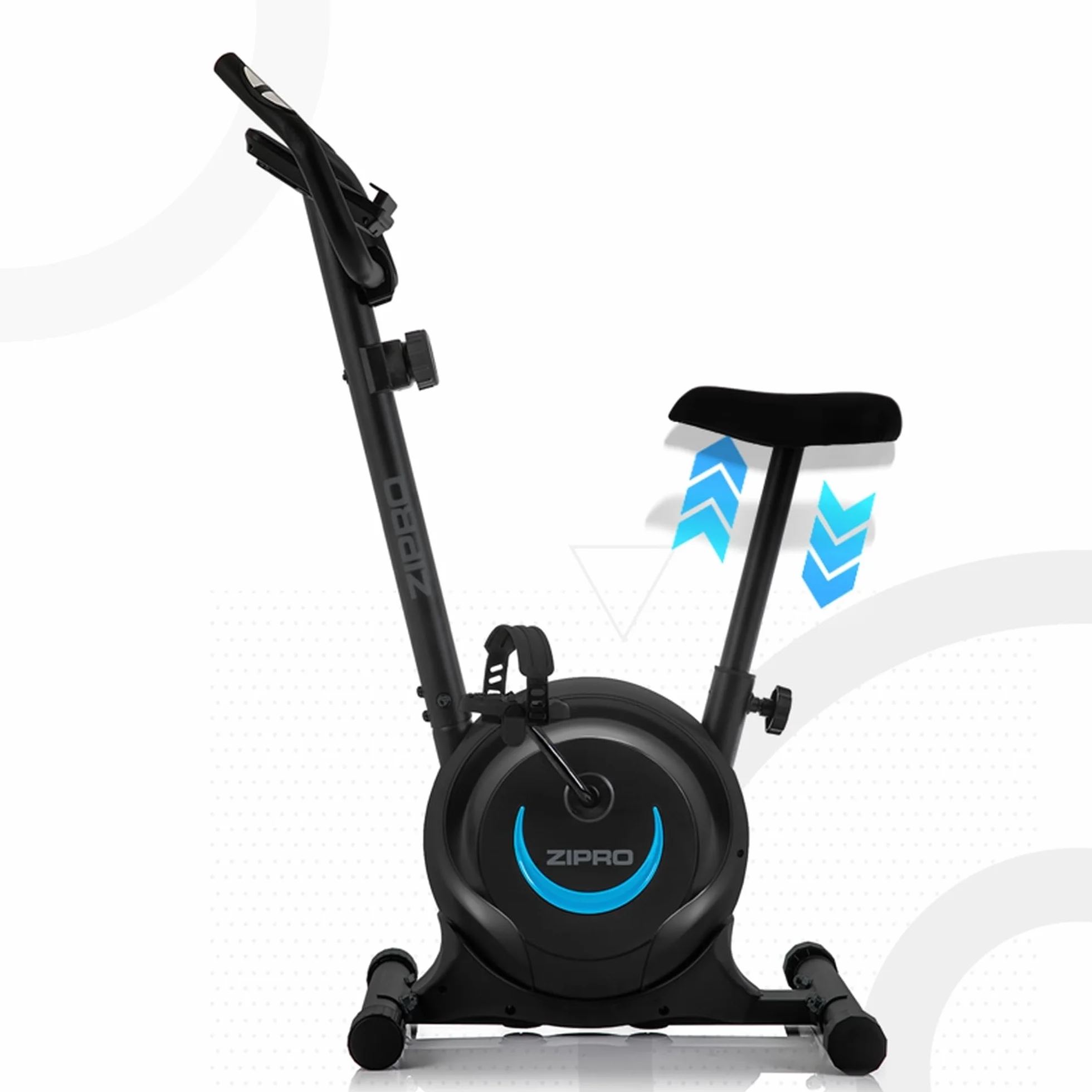 ZIPRO Vélo d'Appartement Adulte Résistance Magnétique 8 Niveaux Écran LCD