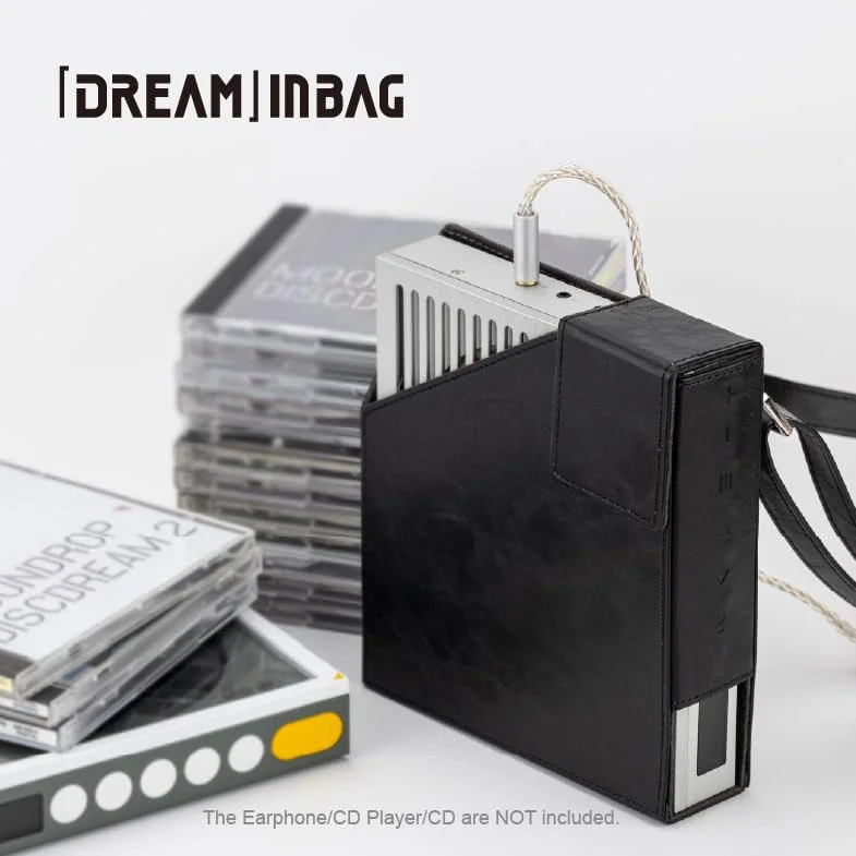 Moondrop Inbag Housse de protection pour Discdream Série 2 Sac de rangement, Noir/blanc, Portable