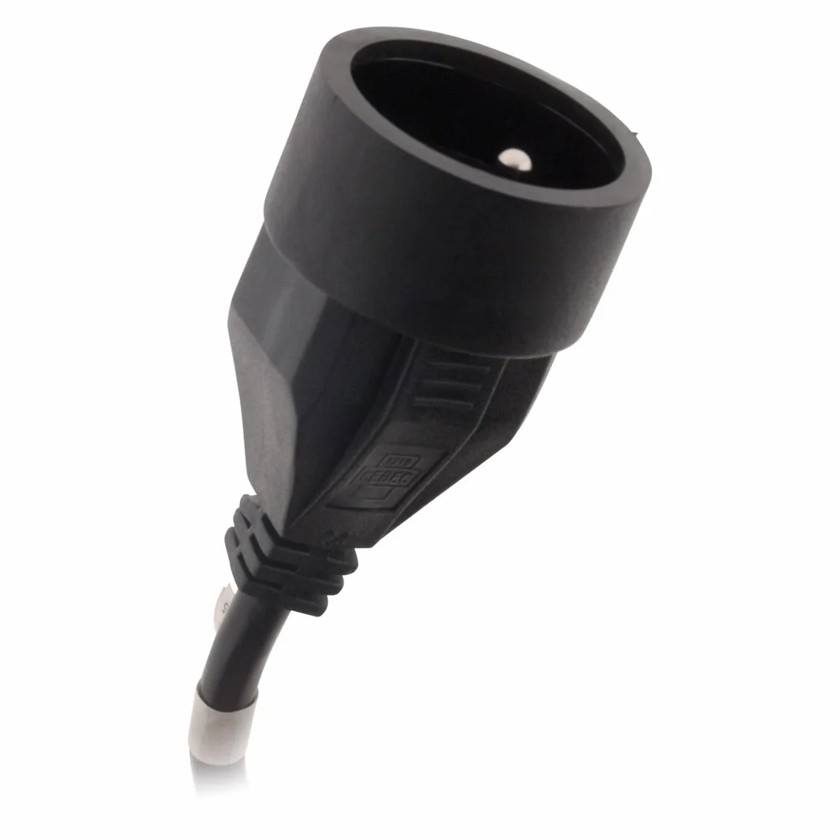 Zenitech Prolongateur 16A 2P+T HO5VV-F 3G1,5mm² Noir 5m