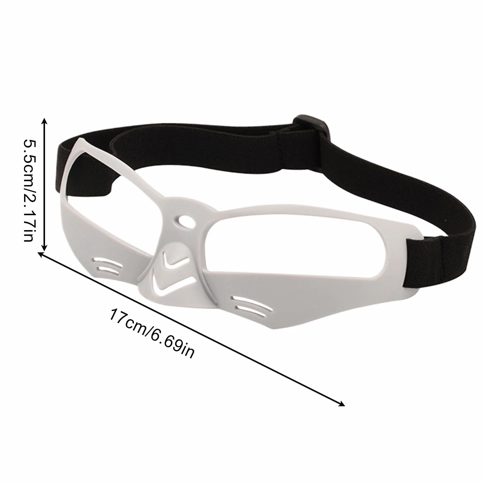 Lunettes de basket-ball pour les dribbels, équipement de protection pour l'entraînement et la compétition