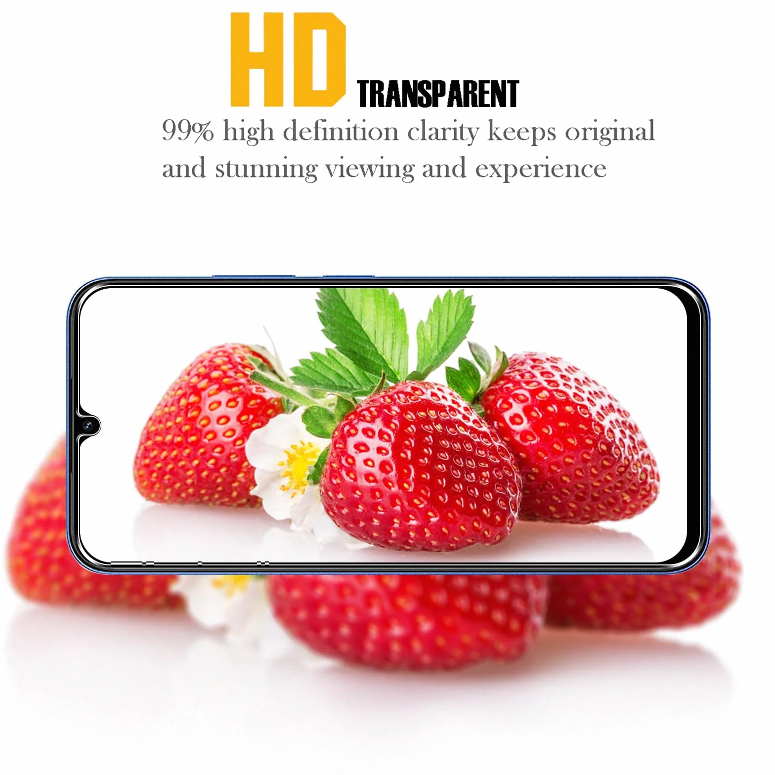 WFTE [Lot de 2 Verre Trempé pour Xiaomi Redmi 15C 4G/5G/Xiaomi Poco C85, 0,26mm Film de Protection D'écran avec Haute Transparence à 99%, Anti-Trace Protecteur avec Dureté 9H Glass pour Redmi 15C