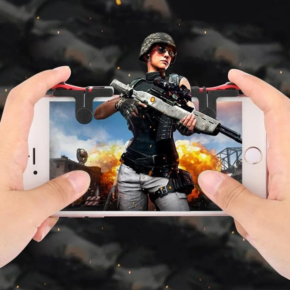 1 Paire Pubg Mobile Controller Gamepad Game Trigger Objectif Bouton L1 R1 Shooter Manette De Jeu pour Différents Modèle De Téléphone Game Pad Accesorios