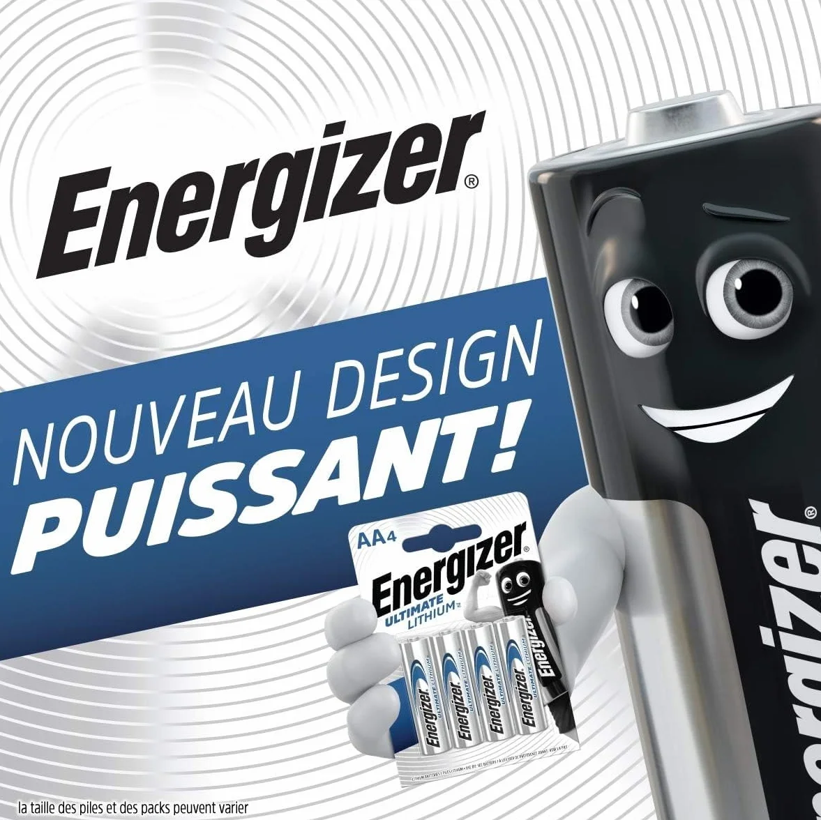Energizer Ultimate Lithium Piles AA Lot de 4 - Longue Durée pour Appareils à Haute Consommation