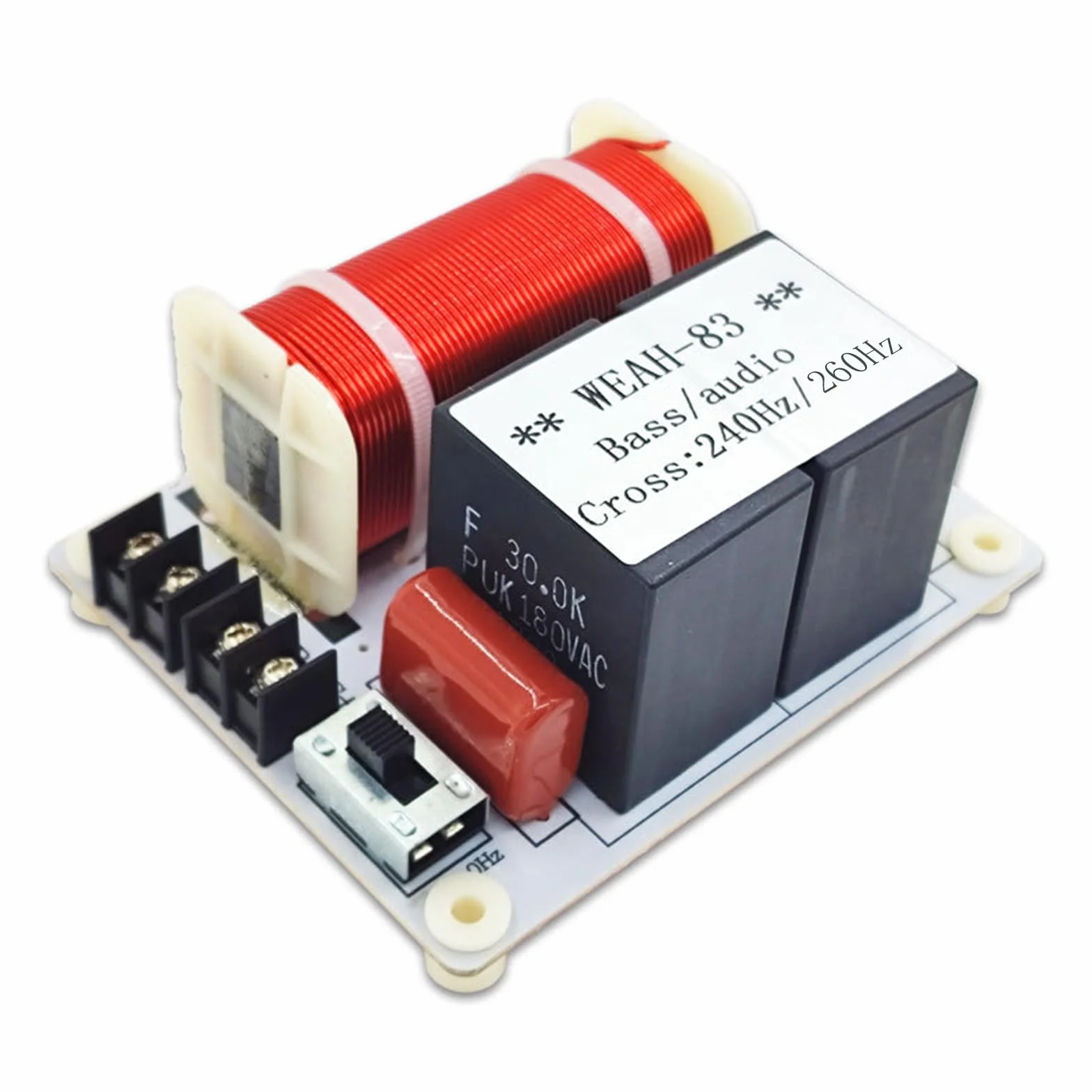 WEAH-83 Répartiteur de fréquence de basse réglable 400 W Crossover Haute puissance