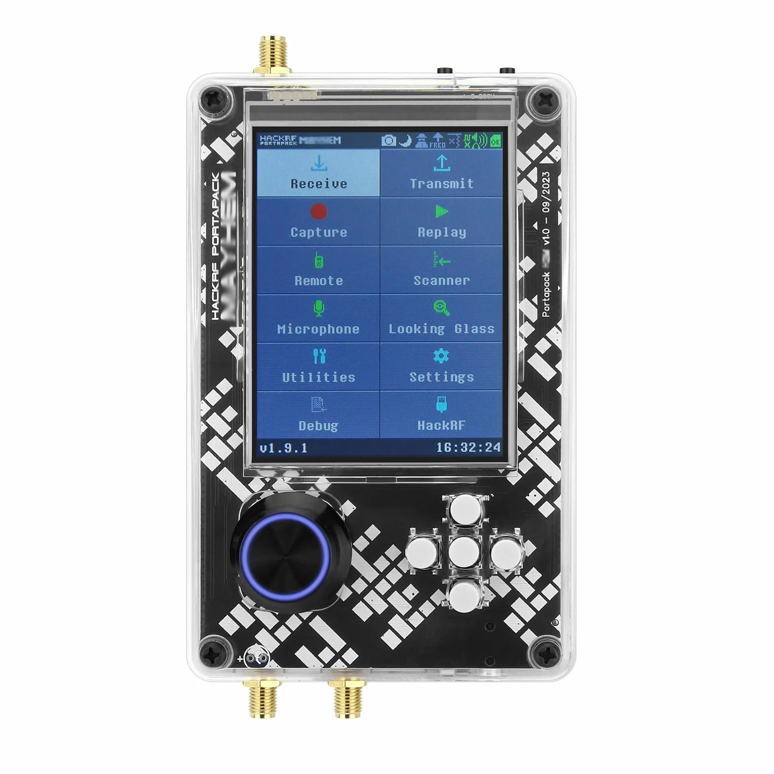 HackRF One R9 V2.0.2 SDR Radio PortaPackH2M avec 5 antennes et câble USB