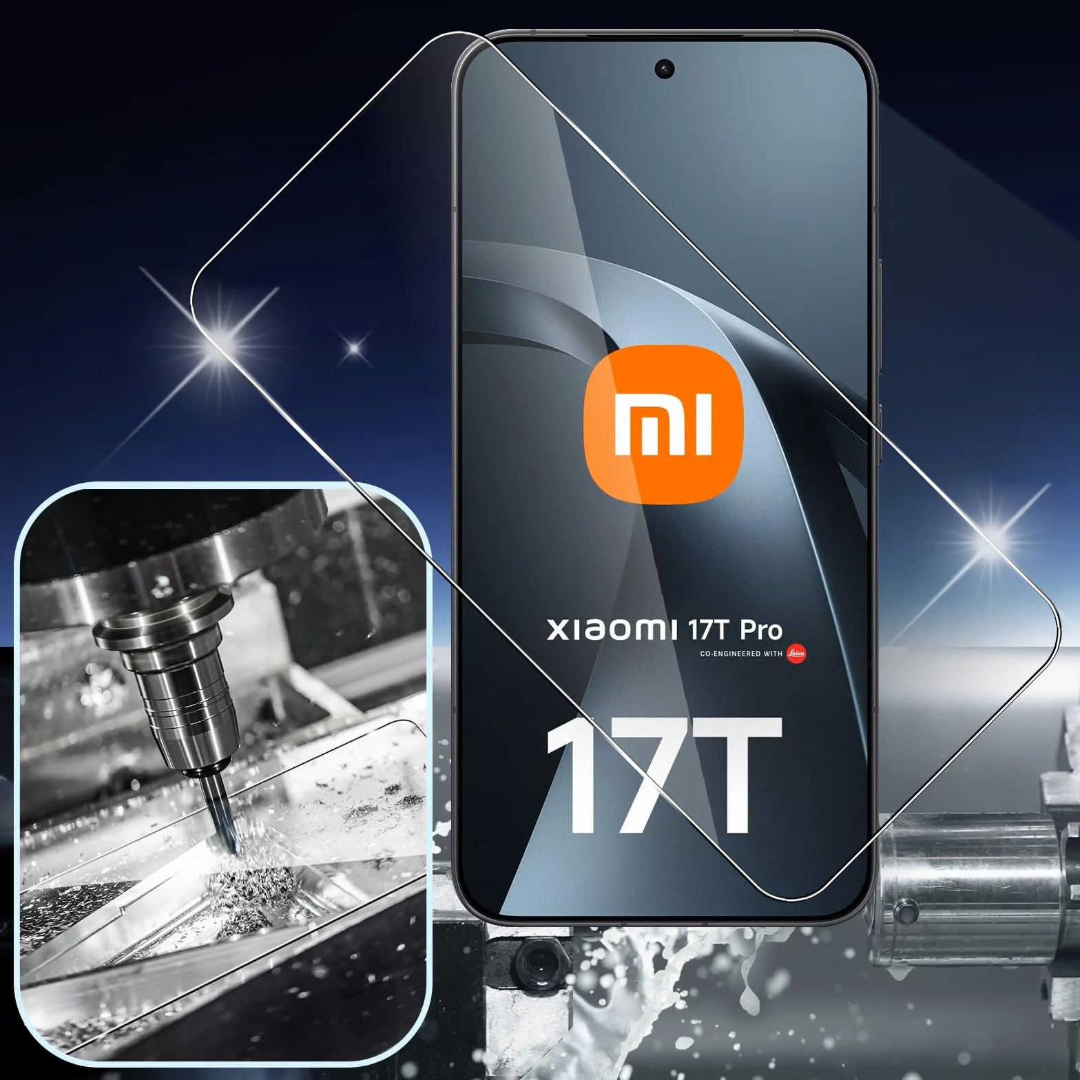 Verre Trempé Xiaomi 17T Pro 5G 3 Pièces Protection écran Film 2.5D HD Dureté 9H