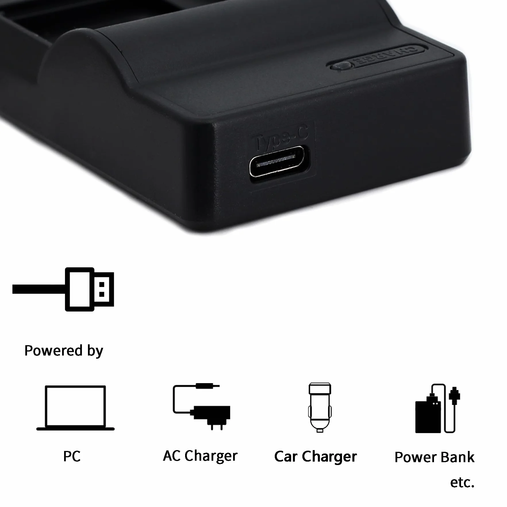 Norifon NP-BN1 USB Chargeur pour Sony Cyber-Shot DSC-T110, DSC-T99, DSC-TF1, DSC-TX30, DSC-TX20, DSC-TX200V, DSC-TX10, DSC-TX9, DSC-TX5, DSC-WX80, DSC-W620, DSC-WX9, DSC-WX150 Caméra et Plus