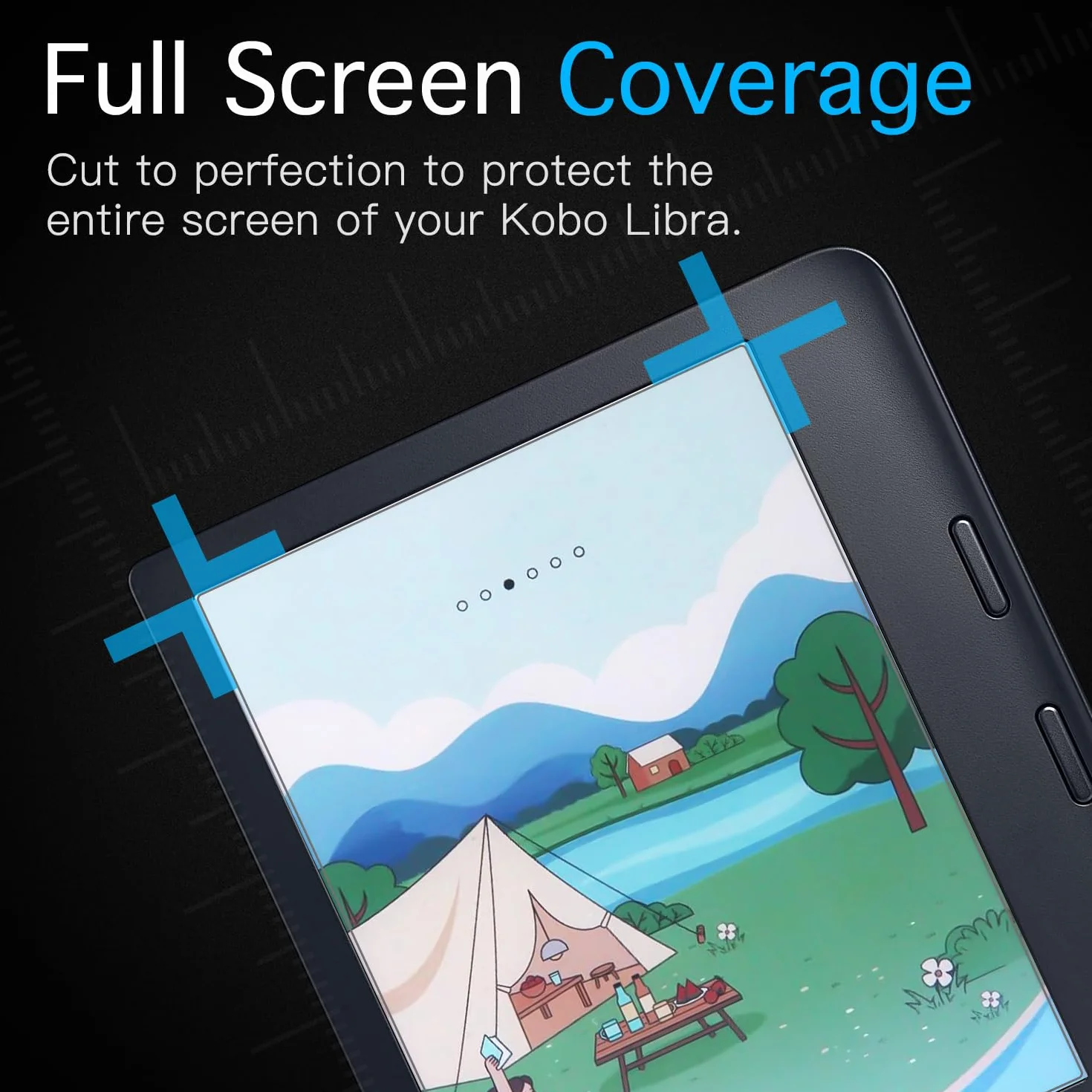 MoKo Lot de 2 Films de Protection Ecran pour Kobo Libra Colour 7 Pouces 2024/2025, Anti-Reflet Protecteurs PET Mat Couverture Complète Pet, Antireflet pour Kobo Libra 2 7" 2021, Compatible Coque