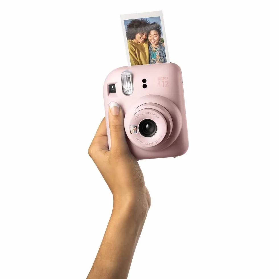 Fujifilm Instax Mini 12 Appareil Photo instantané avec Pack de 40 Films Rose Fleur