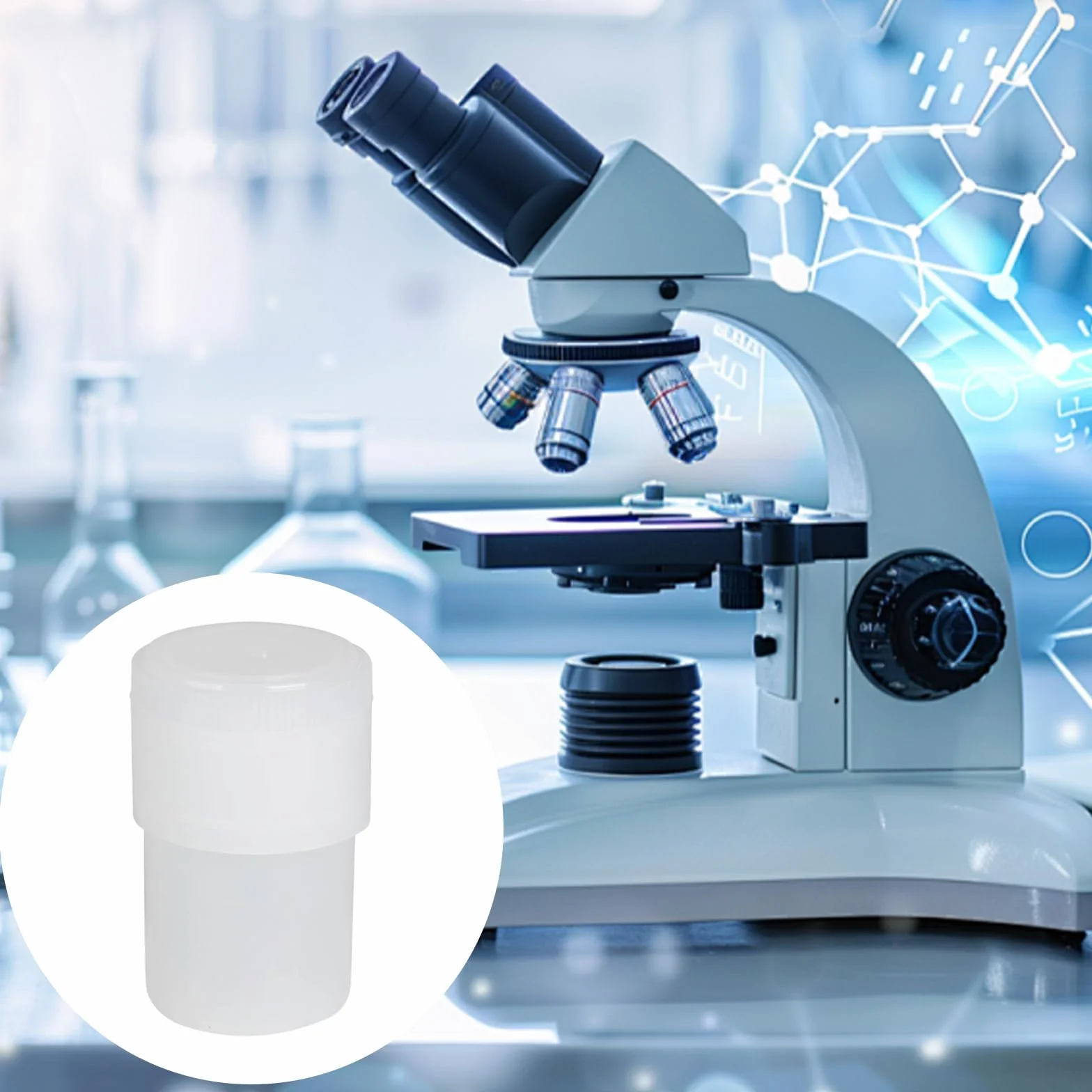 Boîte de protection pour oculaire de microscope - Rangement et transport