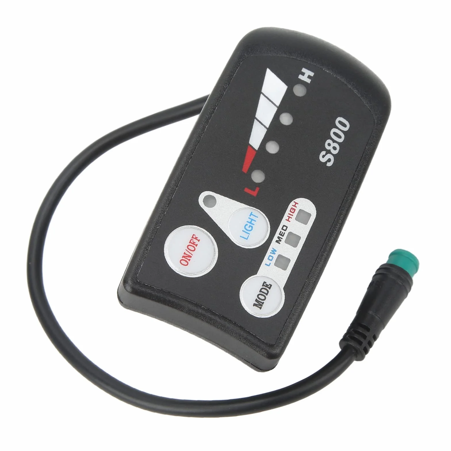 Vélo électrique Scooter S800 LED Affichage Mètre Connecteur étanche 36V 48V Universel