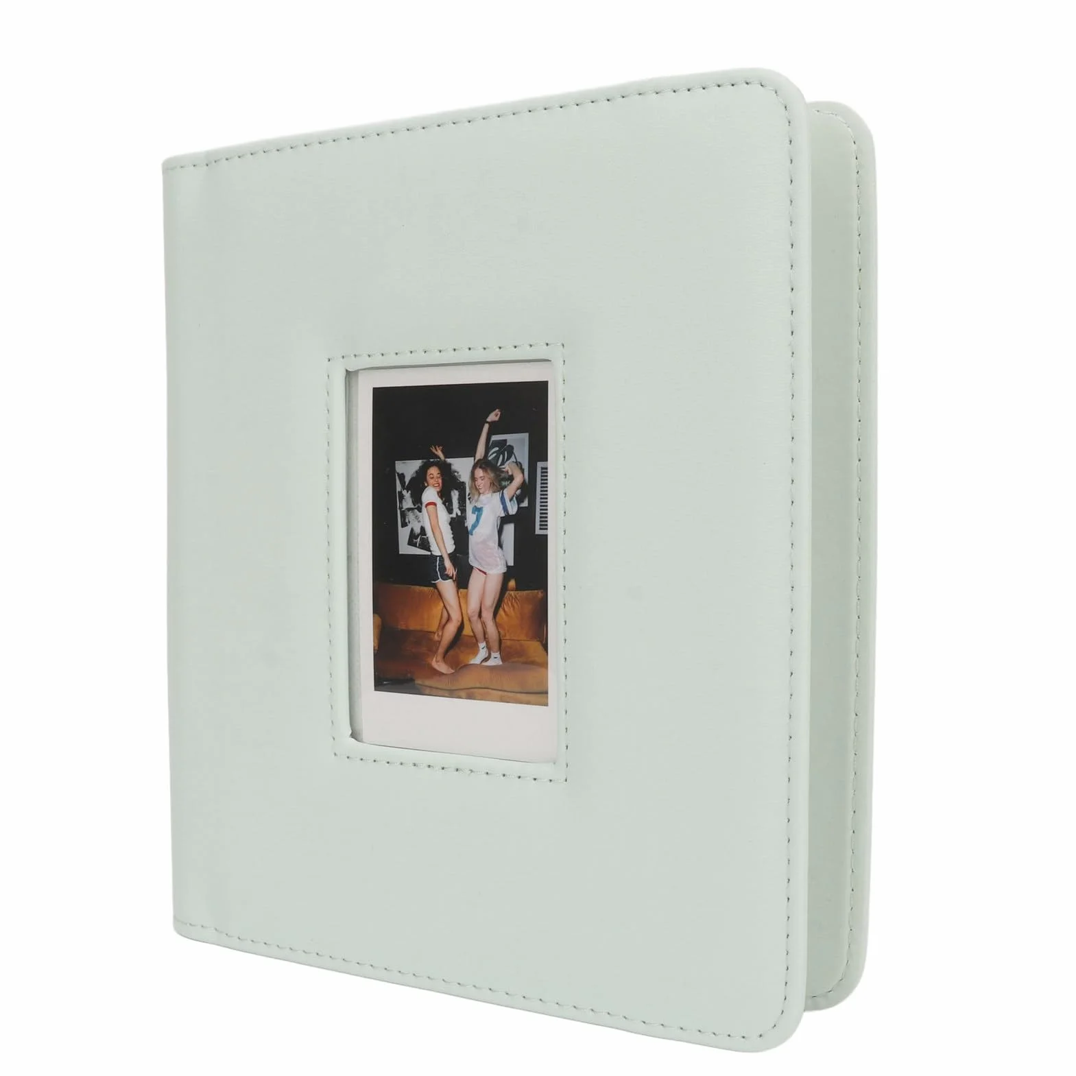 288 Album Photo pour Mini Appareil Photo, Couverture en Cuir, Livre Photo 2x3 pour Mini Film Instantané (GREEN)