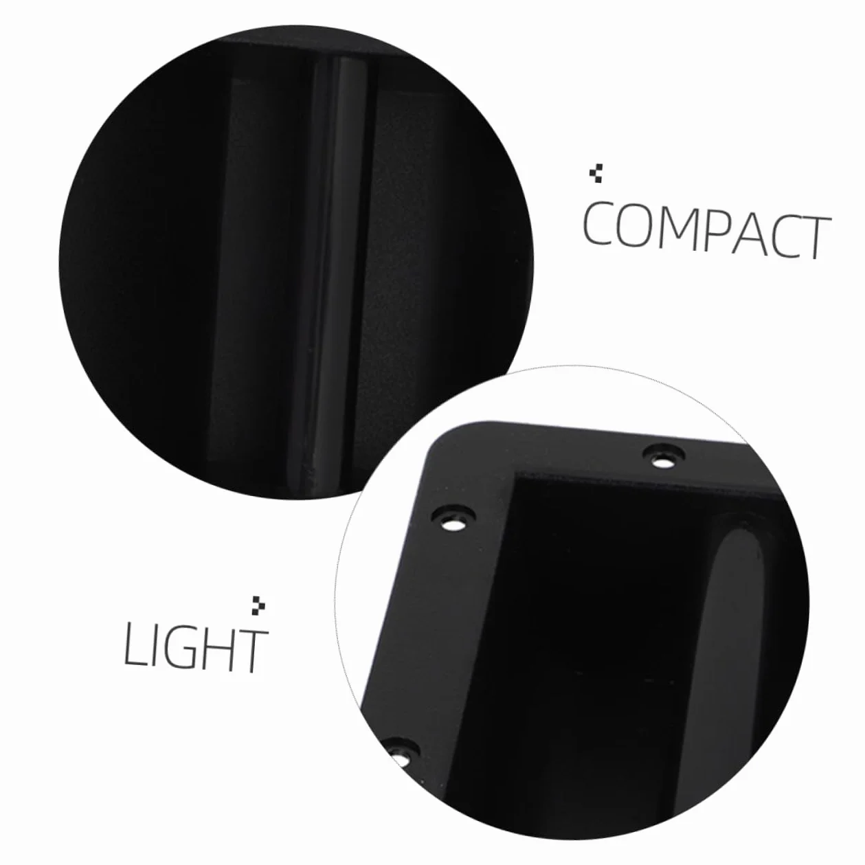 Uonlytech Poignées De Transport D'enceinte en Plastique Lot De 4 Robustes Universelles pour Haut-parleurs Installation Facile Usage Prolongé