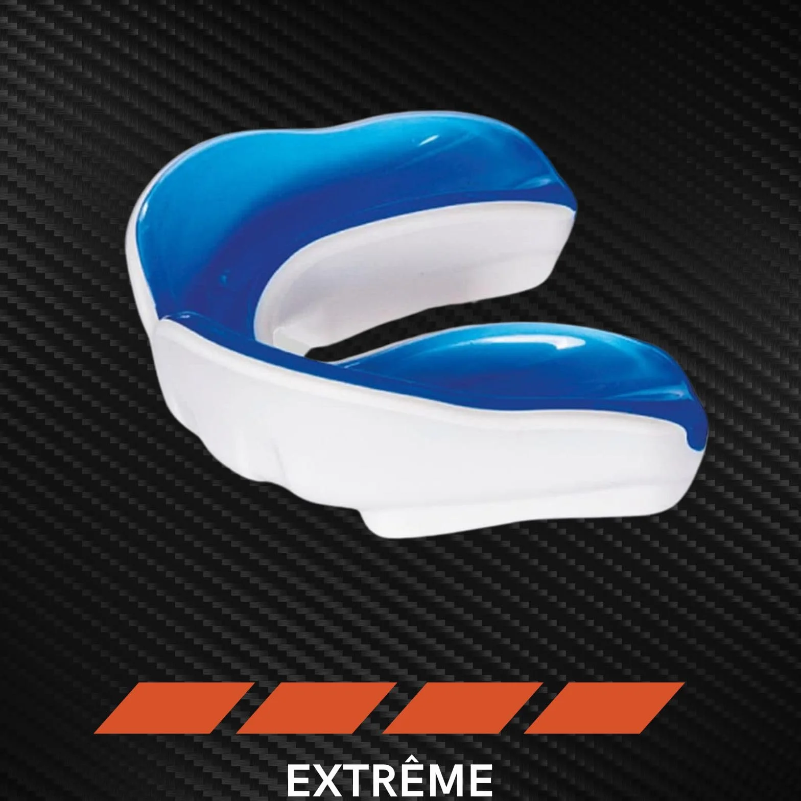 Protège-dents GEL Noir/Orange Senior METAL BOXE