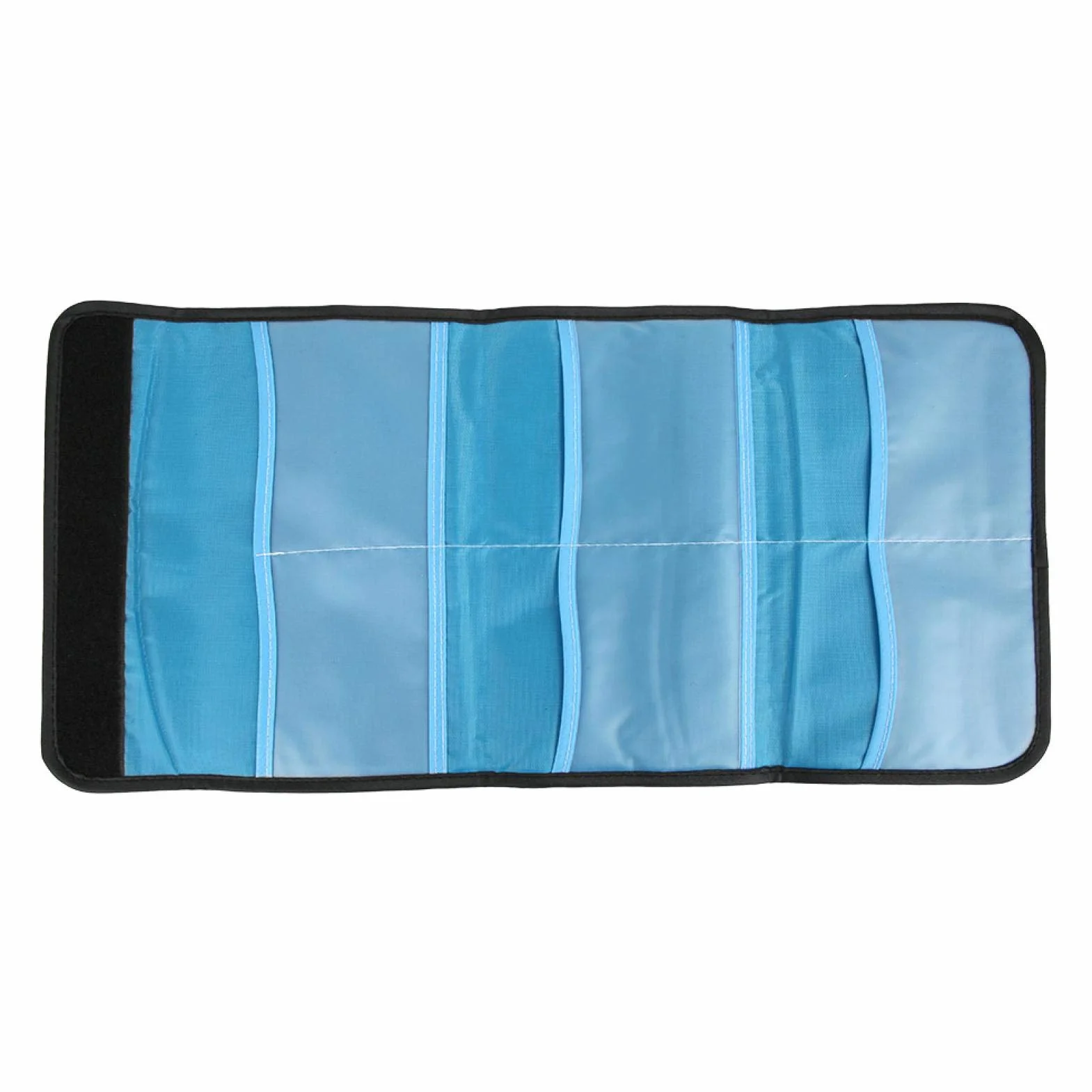 Étui de filtre 6 poches Objectif de caméra Filtres de transport Nylon Sac de rangement antichoc Étui portefeuille Pochette de photographie Filtre Sac de transport adapté pour filtre d'appareil photo O