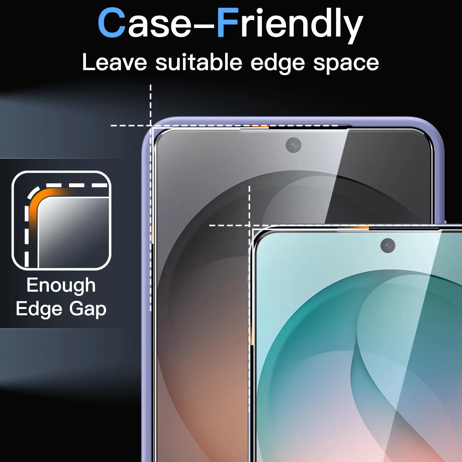 JETech Protection D'écran pour Samsung Galaxy S26 avec Protecteur d'Objectif de Caméra, Film en Verre Trempé 9H, Fingerprint ID Compatible, HD Transparent, 2 Pièces Chacun