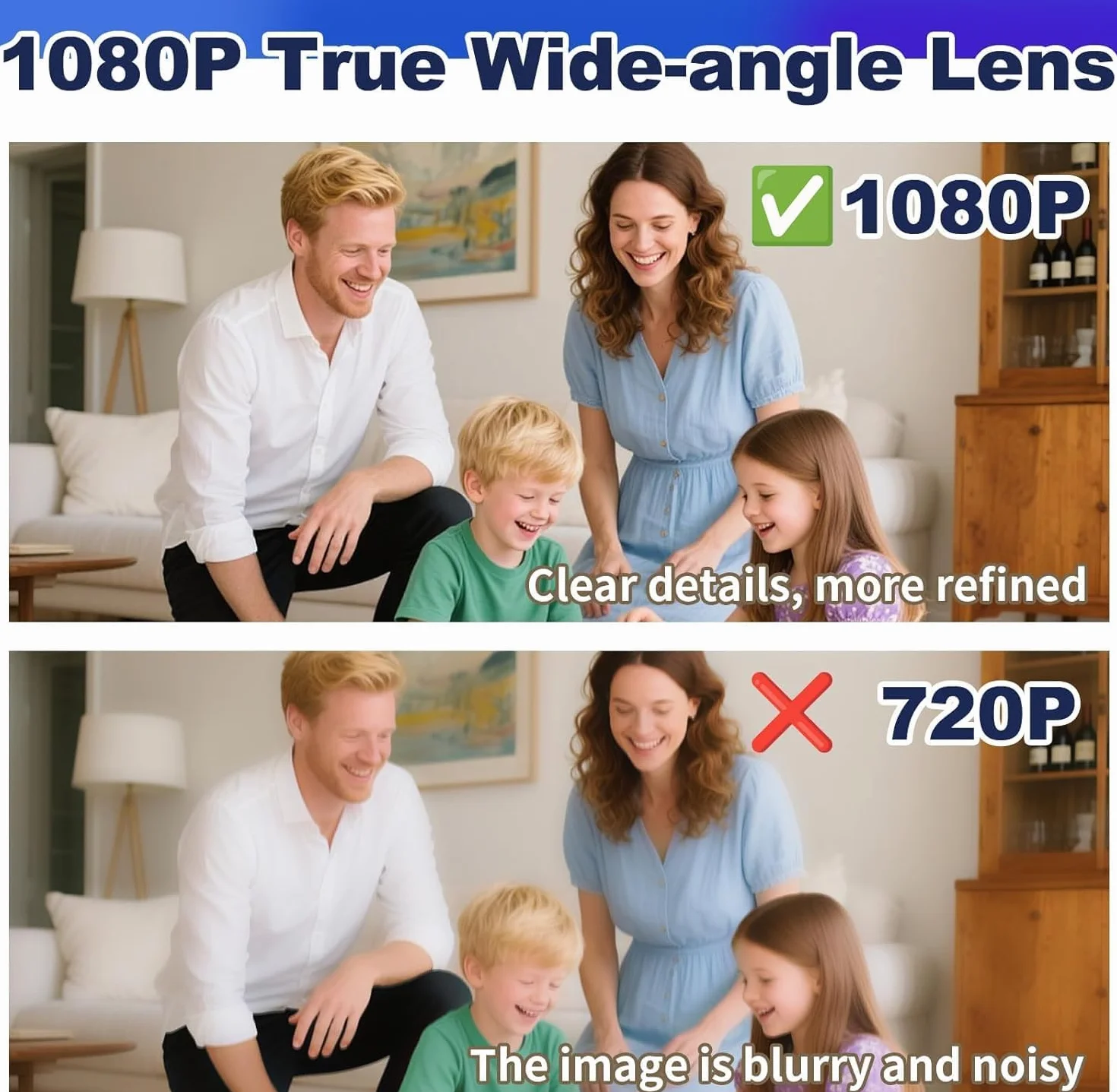 Mini Camera sans Fil Invisible 1080P avec Vision Nocturne Caméra Surveillance sans Wifi Fil Sécurisée pour Maison Bureau et Voiture Grand Angle 140° et Détection de Mouvement Enregistrement à Distance