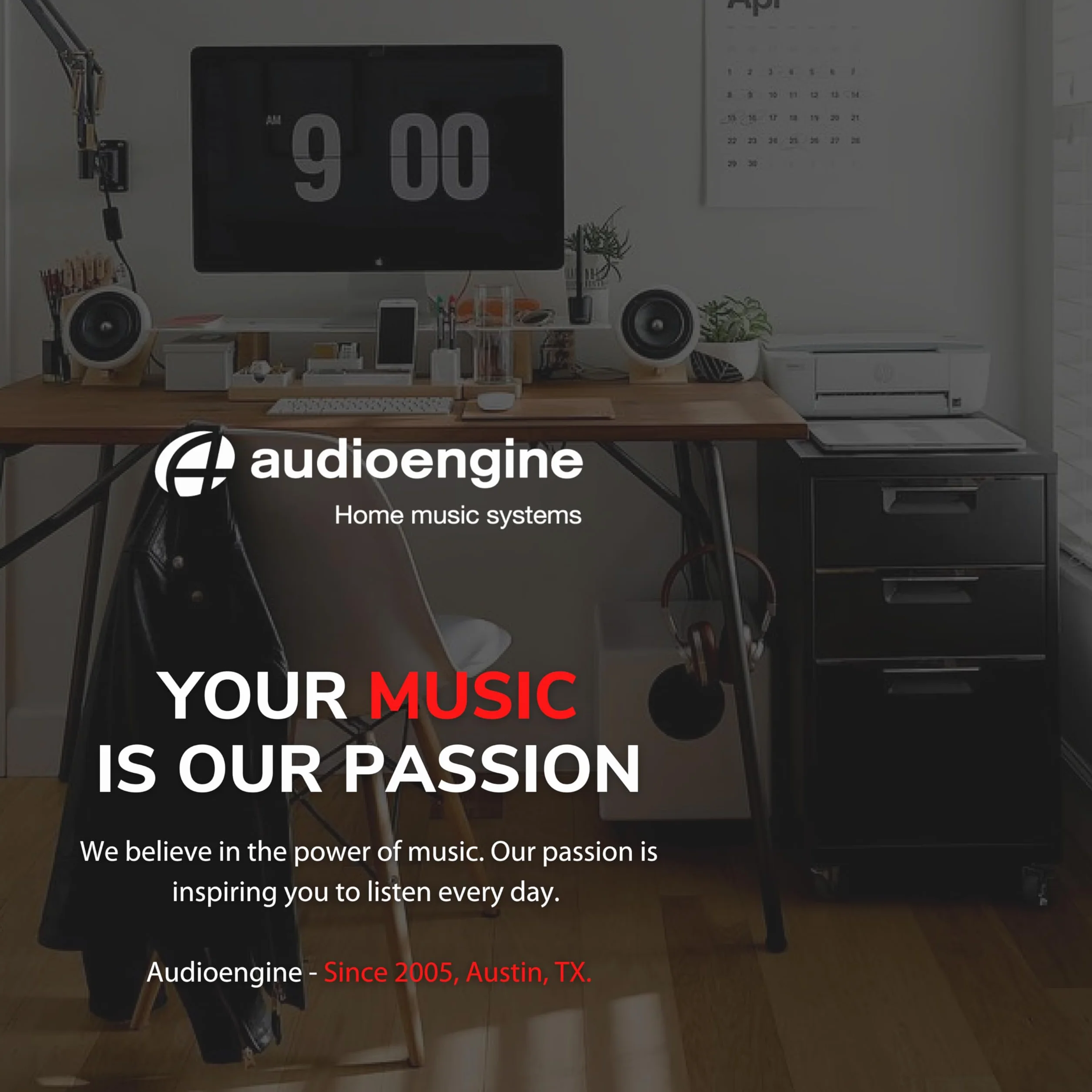 Audioengine S8 Caisson de Basses amplifié 250 W 8 Pouces
