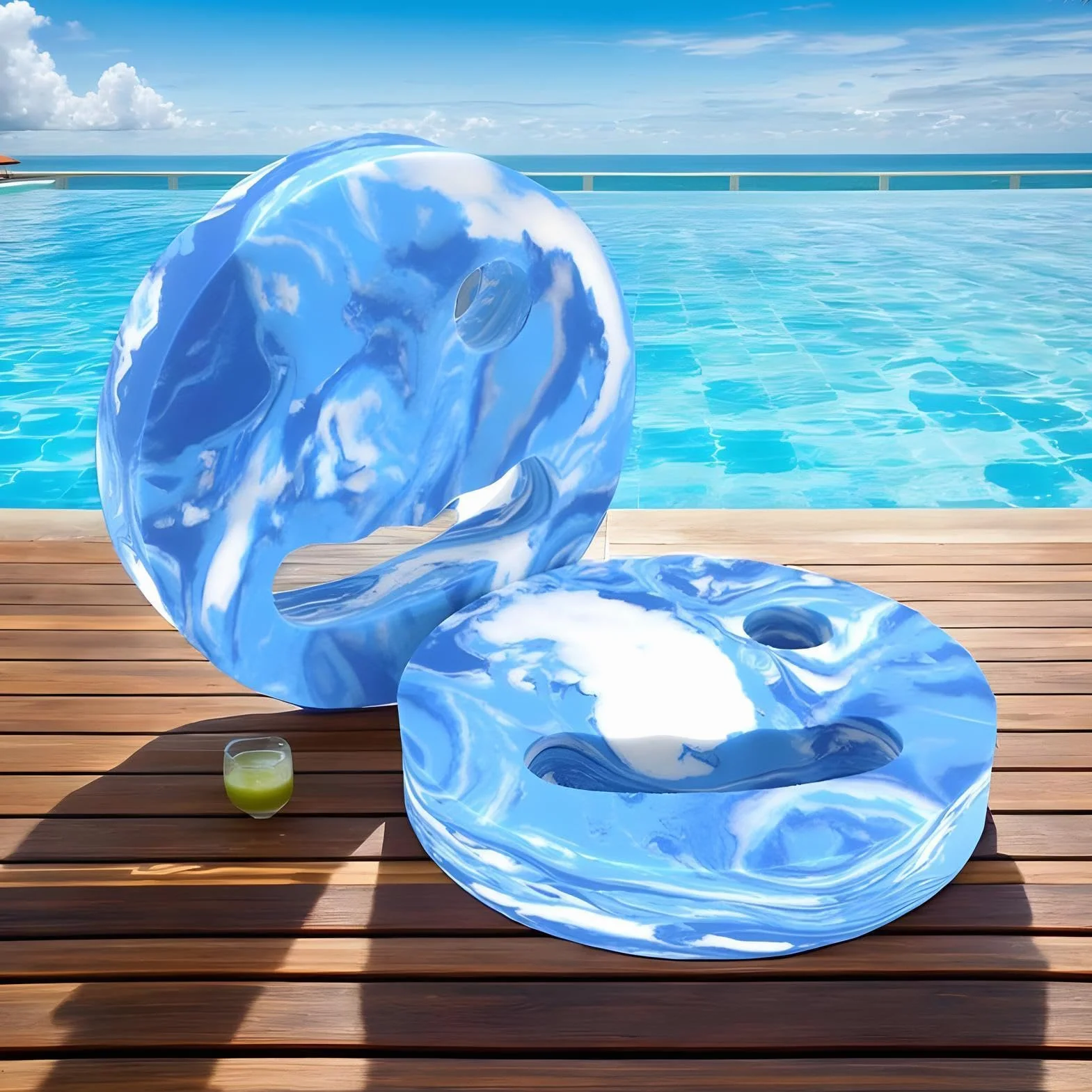 Disque d'exercice de Natation Aide à la Flottaison en Mousse EVA pour Femmes Hommes Adultes Débutants