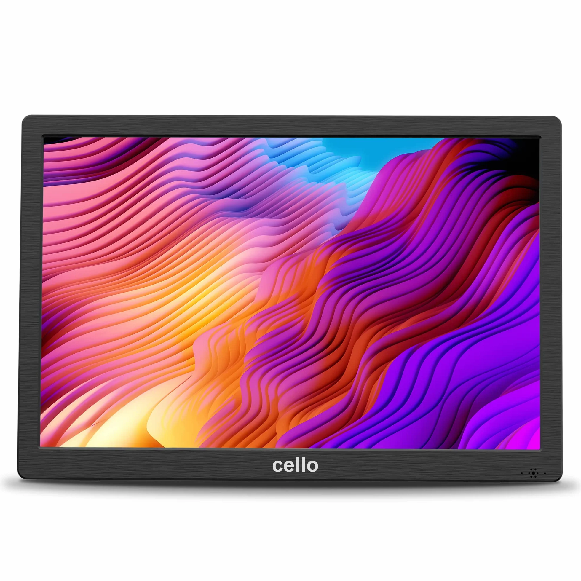 Téléviseur de voyage Cello 14 pouces 12volts, avec batterie intégrée, câble d'alimentation et chargeur de voiture : avec HDMI, USB, fente micro-SD et prise casque : parfait pour les véhicules à moteur