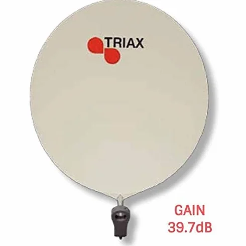 Parabole Fibre Triax DAP 910 90CM CRÈME Gain 39.7dB