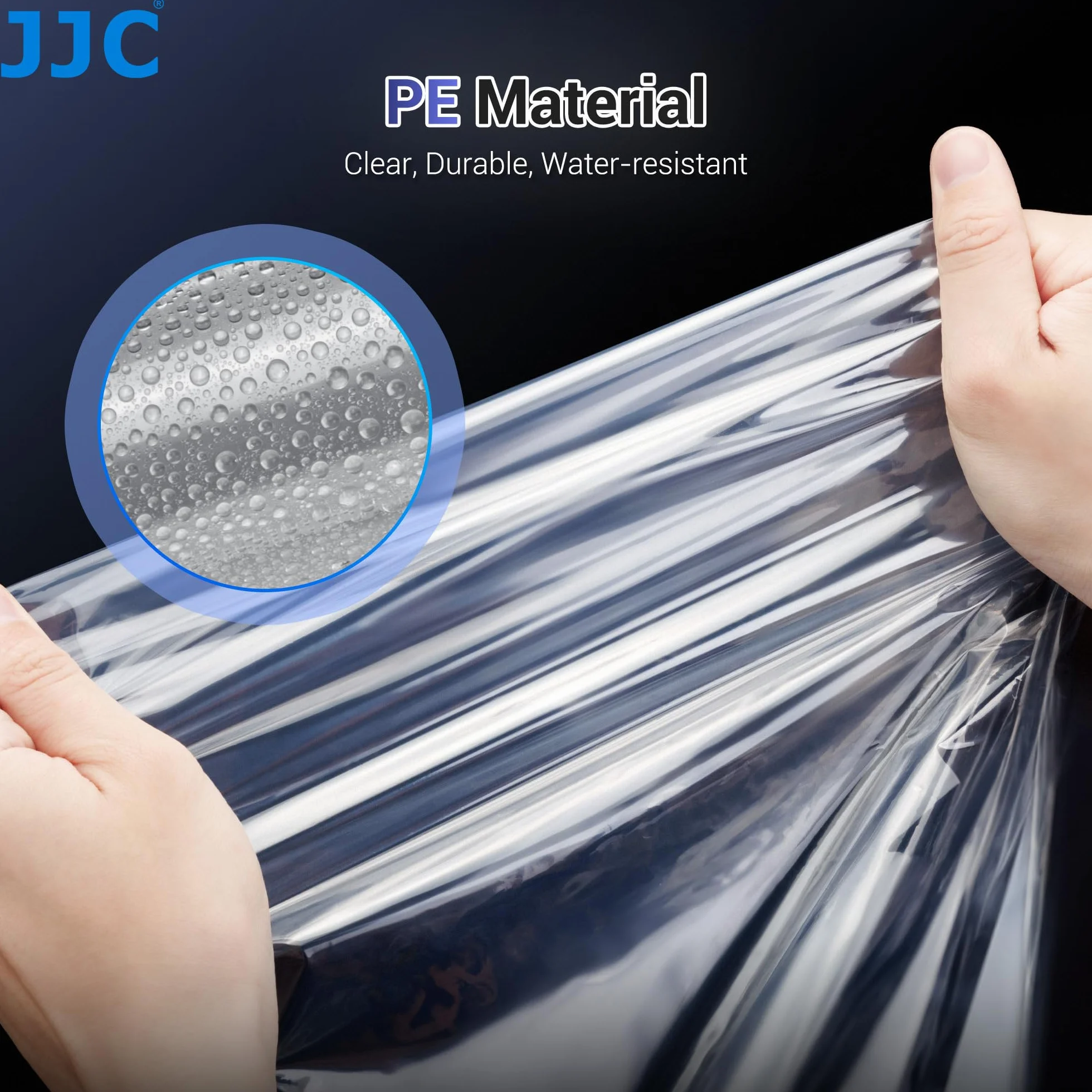 JJC 2 Pack Housse de Pluie Transparente pour Stabilisateur, Protecteur Imperméable pour DJI RS3 Pro Mini RSC 2 Ronin-SC ZHIYUN WEEBILL 3S Crane 4 et Plus Stabilisateur Inférieur à 16,3 x 8,6 x 7,7 ''