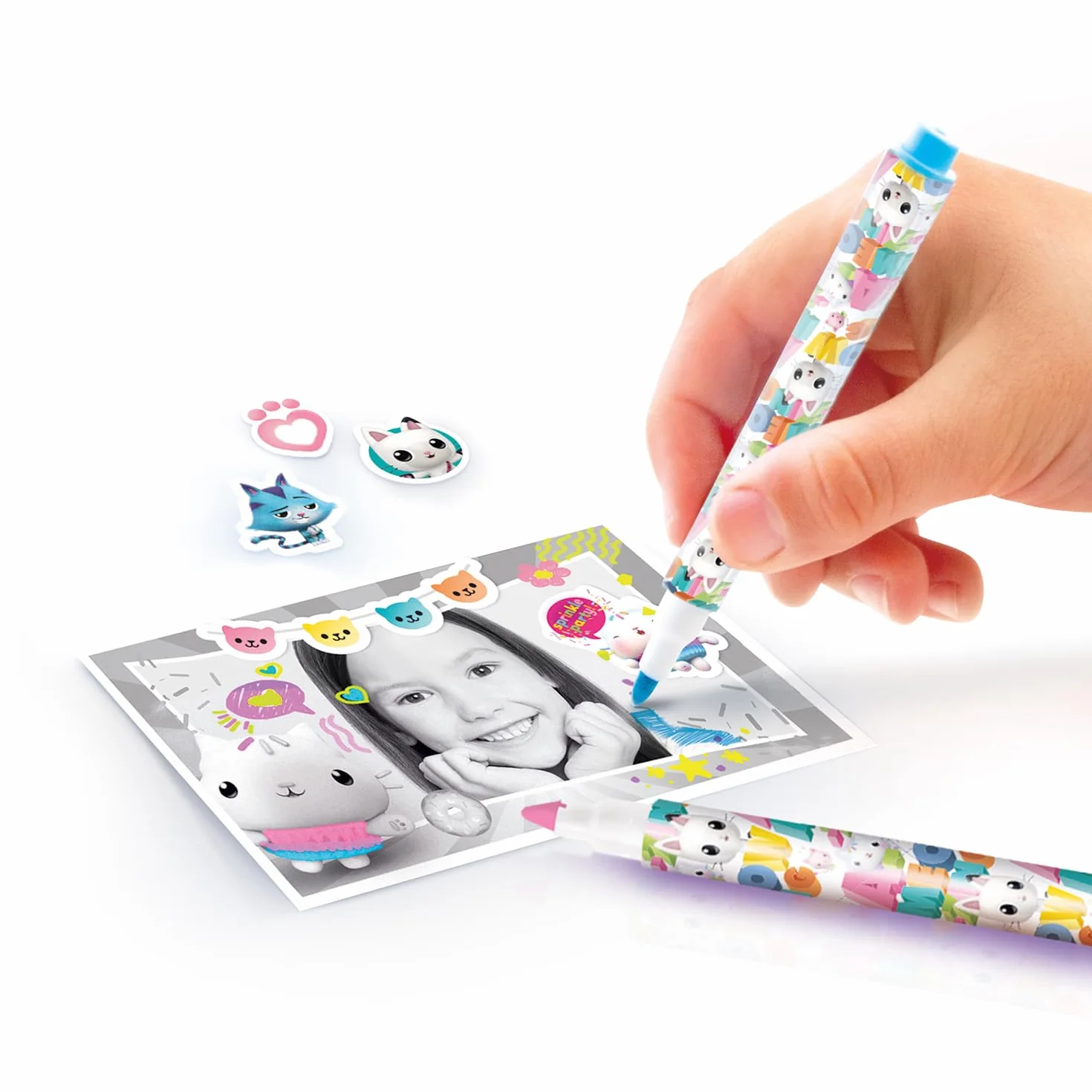 Canal Toys - Appareil Photo Numérique Instantané Enfant 4 Ans + - Design Gabby Et La Maison Magique - Impression Thermique sans Encre avec Filtres Et Cadres Inclus - Idée Cadeau Enfant - GAB 005