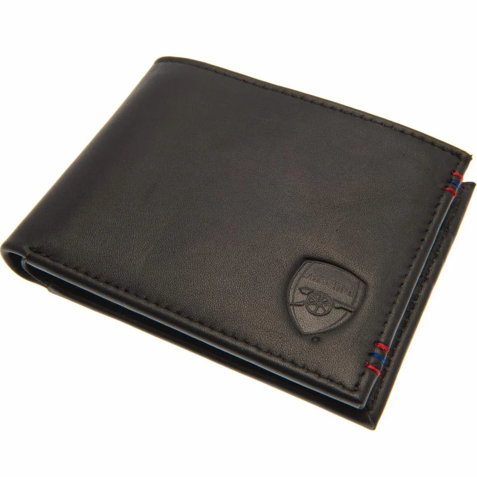 Arsenal FC Portefeuille en cuir cousu homme