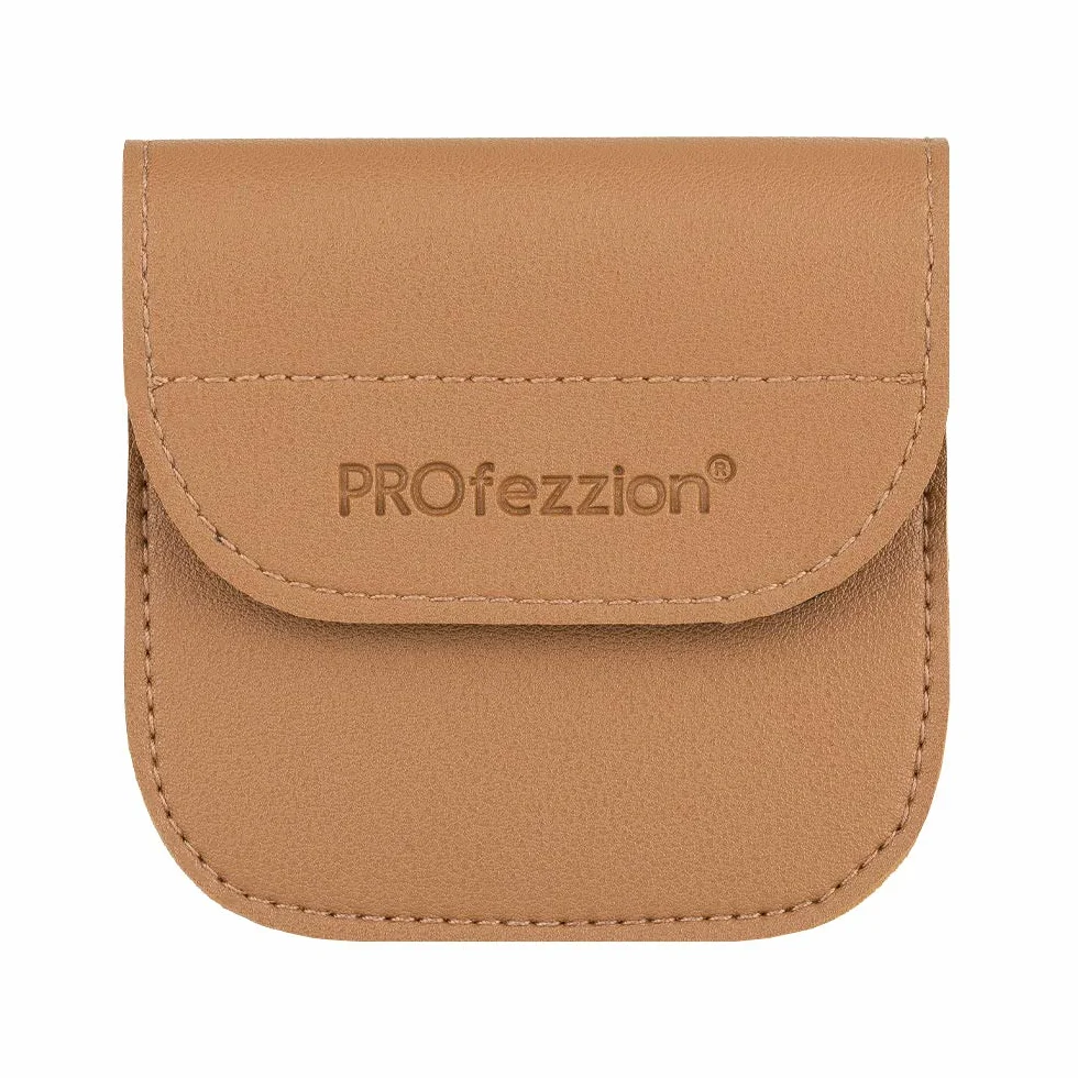 PROfezzion Pochette de rangement pour objectif d'appareil photo de luxe pour 1 filtre tels que UV, CPL, ND, filtre polarisant, filtre à densité neutre, filtre de diffusion noir jusqu'à 58 mm de
