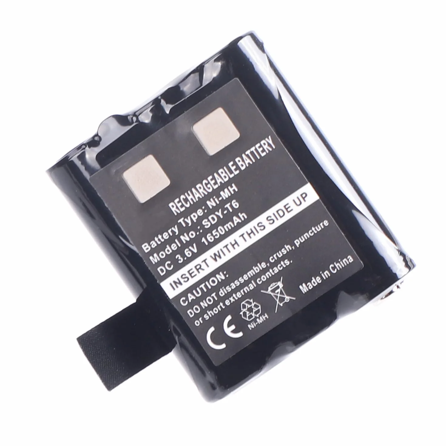 2Pcs 1650mAh 3,6V AA Rechargeable Ni-MH Batterie de Rechange pour Motorola Radio TLKR T92 H2O T82 Extreme T62 T605 H2O T800 PMNN4477AR 1532 PMR446 Walkie Talkie