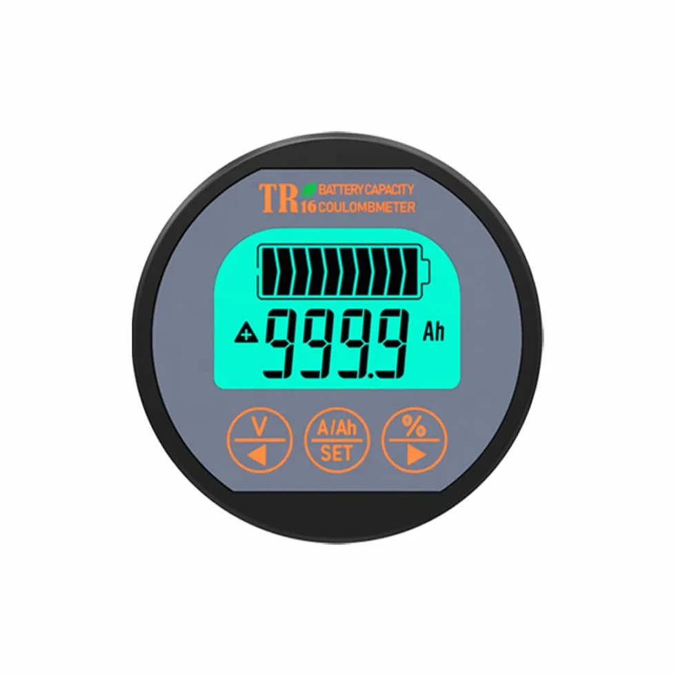 Indicatore di batteria 4in1 80V 100A SOC AH VOLT AMP Capacità Tester Stato di carica Monitoraggio batteria Caravan RV Camper UPS piombo al litio ferro acido 999 AH