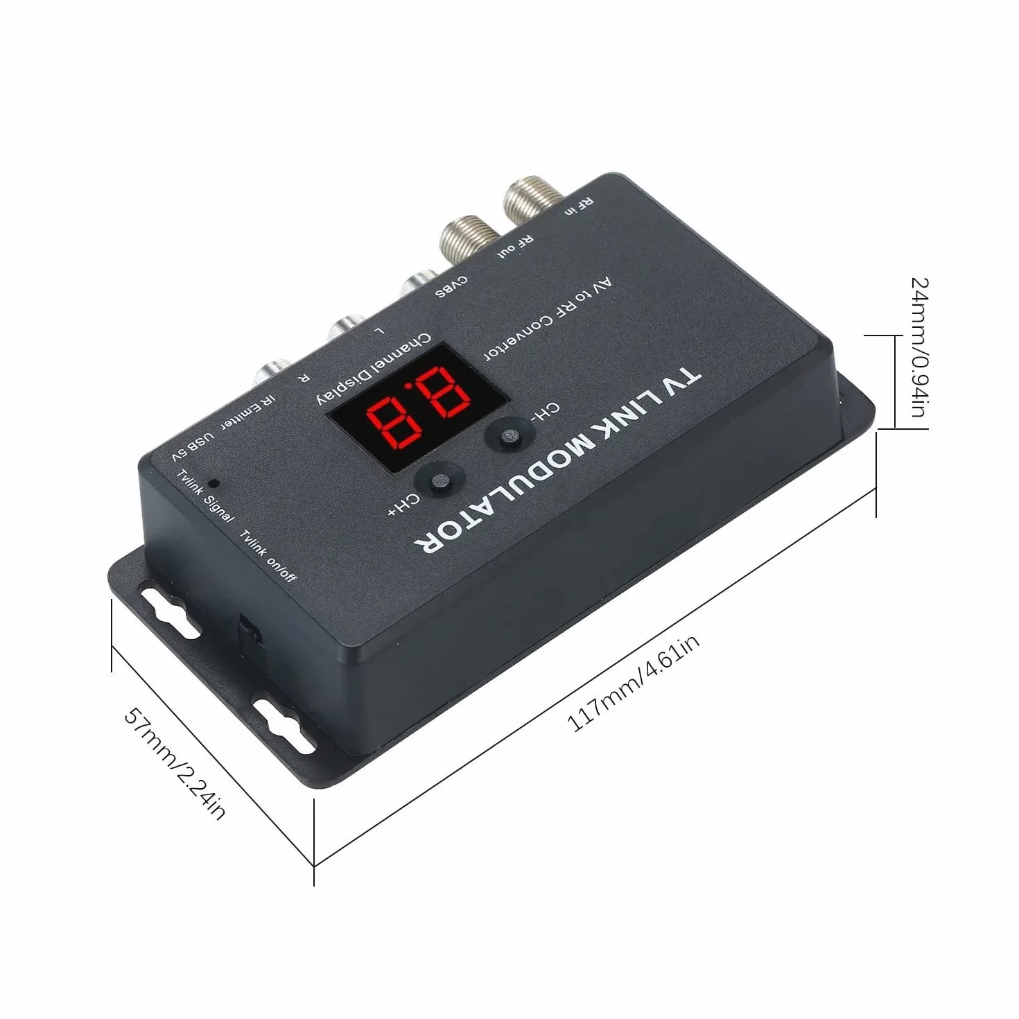 Modulateur UHF TM70 TV Link Convertisseur AV vers RF Extension IR PAL/NTSC