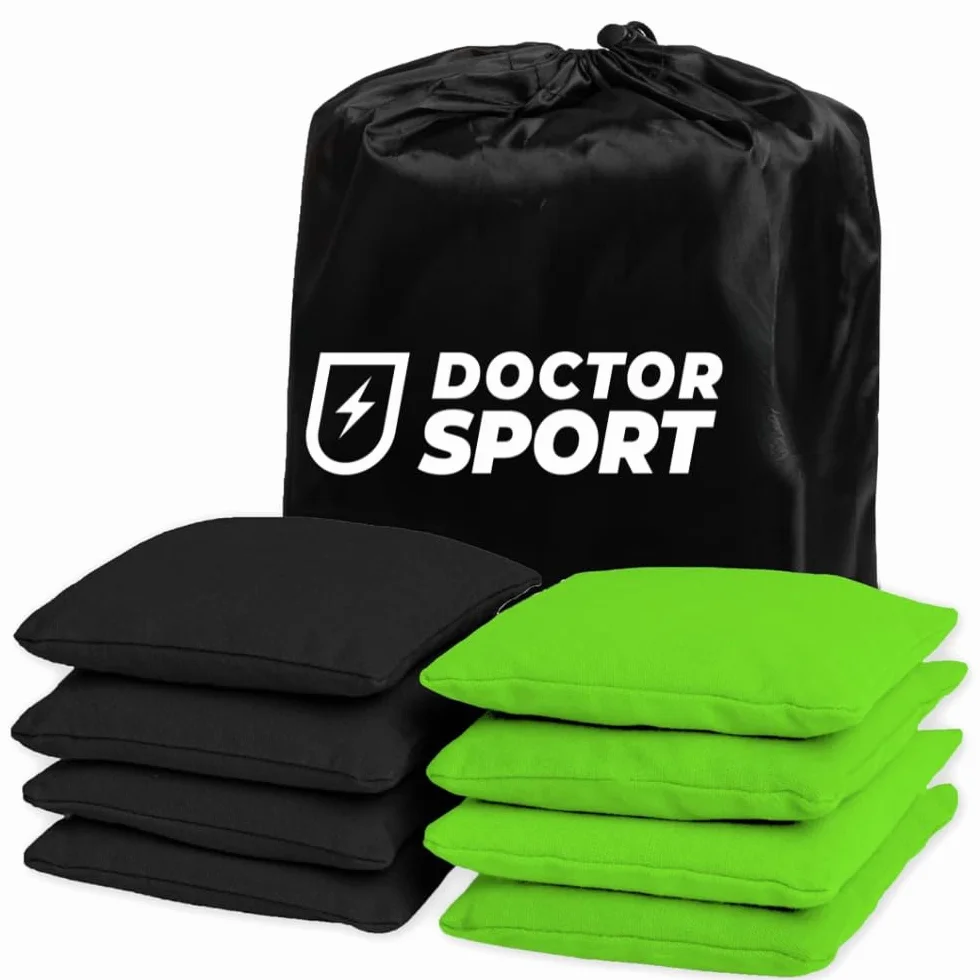 Dr Sport Lot de 8 sacs à cornhole 400 g 15 x 15 cm