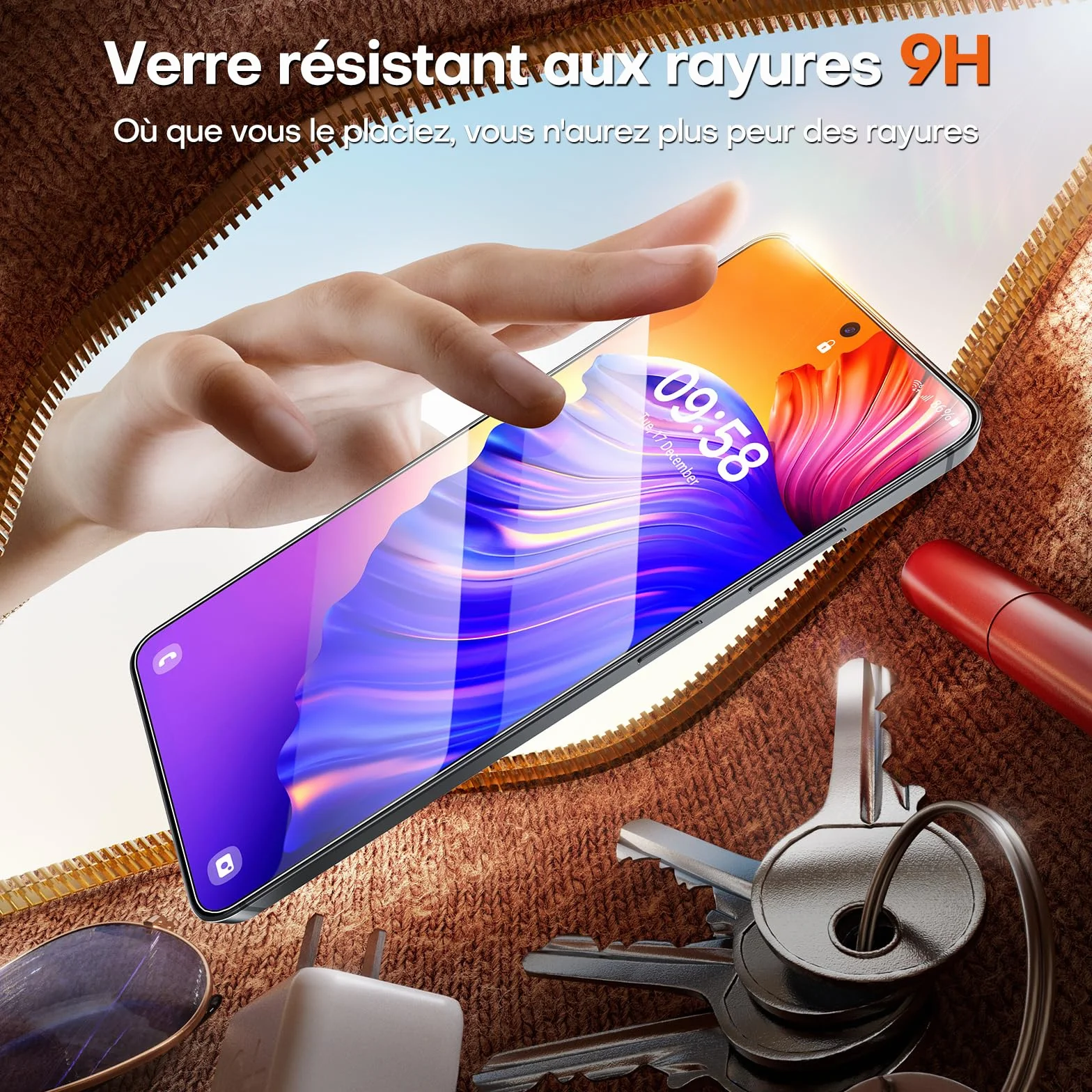 TOCOL Verre Trempé pour Samsung Galaxy S26 Ultra, Dépoussiérage Automatique, Installation Rapide, Sans Bulles, Dureté 9H, Résistant aux Rayures, Coques de Téléphone Compatibles, 2 Pièces