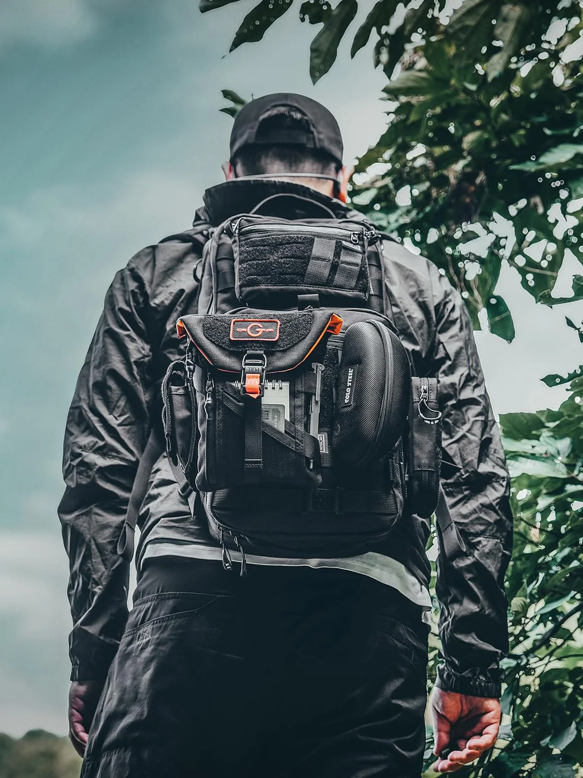TACTICAL_GEEK EXT14 Sac de rangement EDC multifonction RFID noir