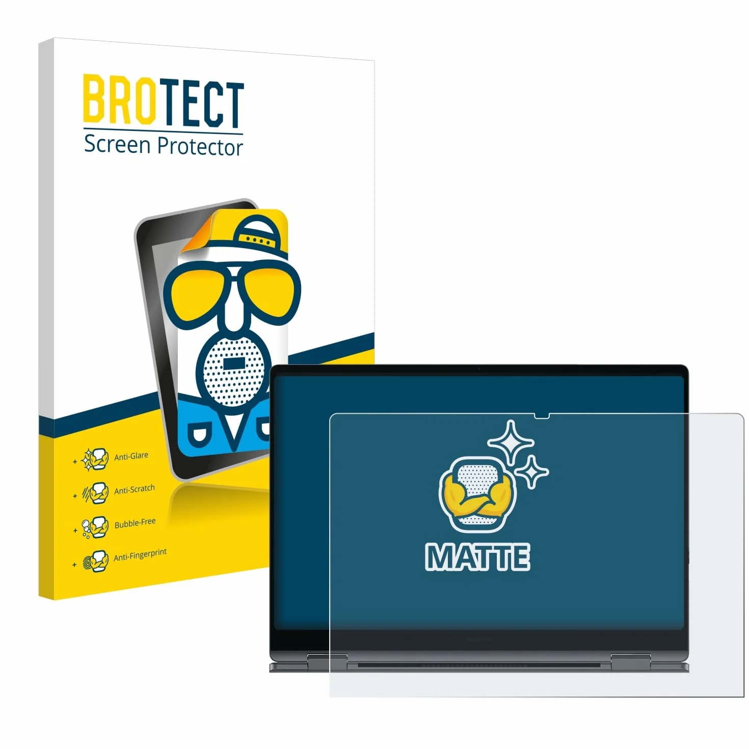Brotect Protection Ecran Anti-Reflet pour Samsung Galaxy Book4 / Book5 Pro 360 16" - Film Mat