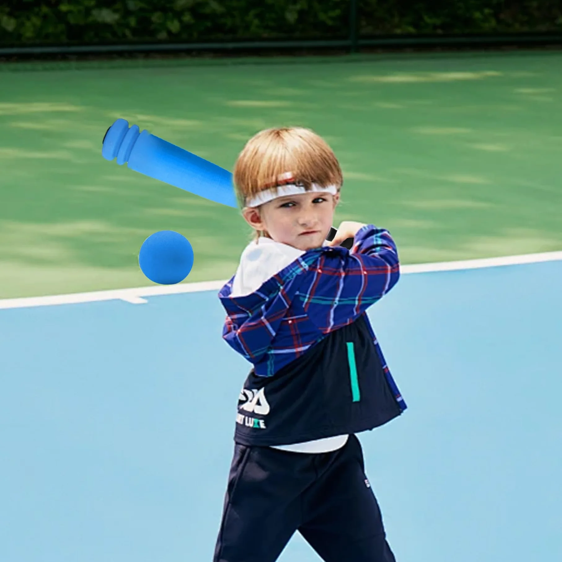 Batte de Baseball en Mousse Douce Légère avec Balle pour Enfants
