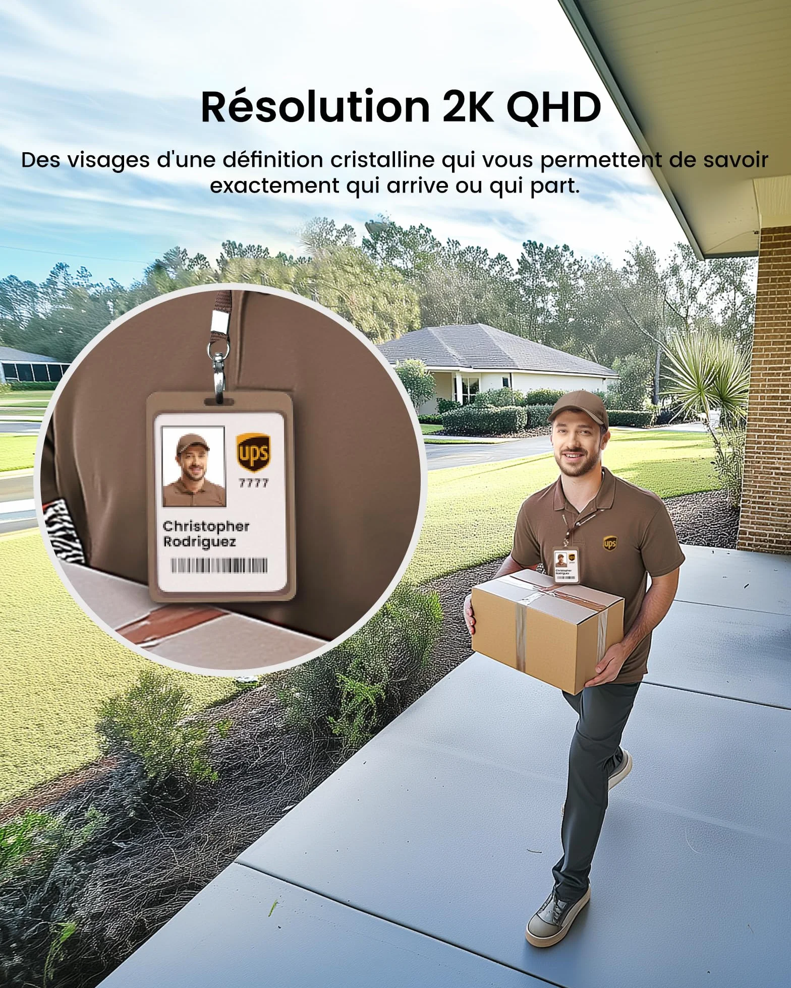 aosu 2K Caméra Surveillance WiFi Extérieure Intérieur sans Fil, 4 Cameras Kit avec aosuBase, sans Abonnement, Ultra Grand Angle, Autonomie Jusqu’à 240 Jours, Alerte Al Détection, Suivi Inter-Caméras