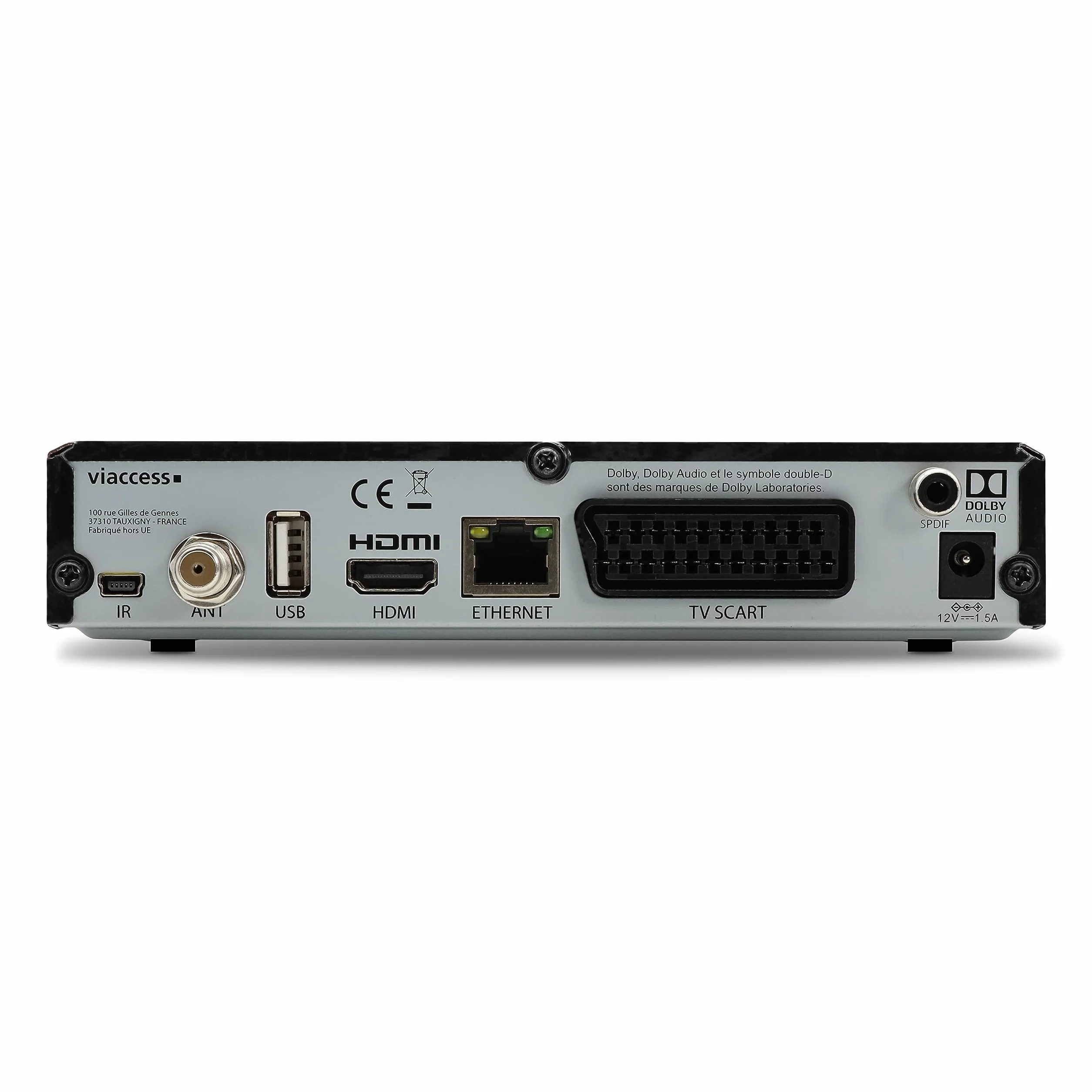 Metronic 441667 Décodeur TNT / FRANSAT Satellite Terminal HD PVR READY - TNT Gratuite Parabole Satellite Eutelsat - avec Carte FRANSAT - Fonction Enregistreur TV