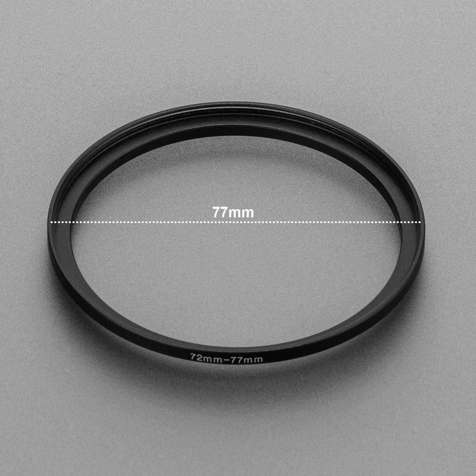 Bague d'adaptation de Filtre Step Up 72-77 mm pour Filtre en Alliage d'aluminium de qualité aéronautique