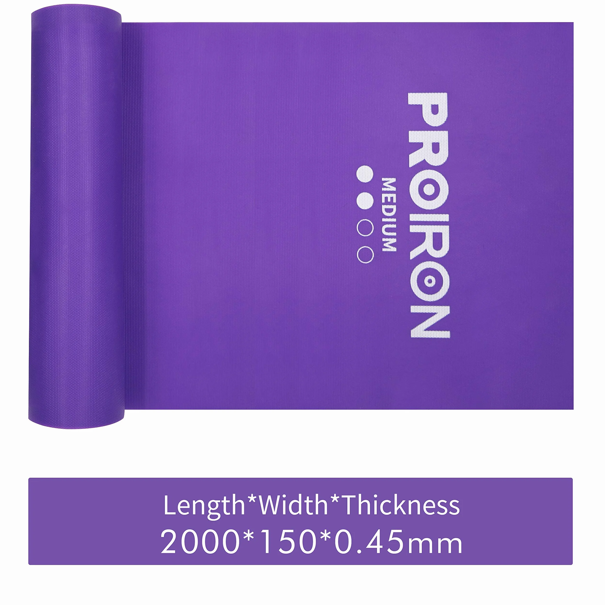 PROIRON Bandes Élastiques de Résistance en Latex Naturel pour Fitness, Musculation, Étirement, Yoga, Pilates (2M)