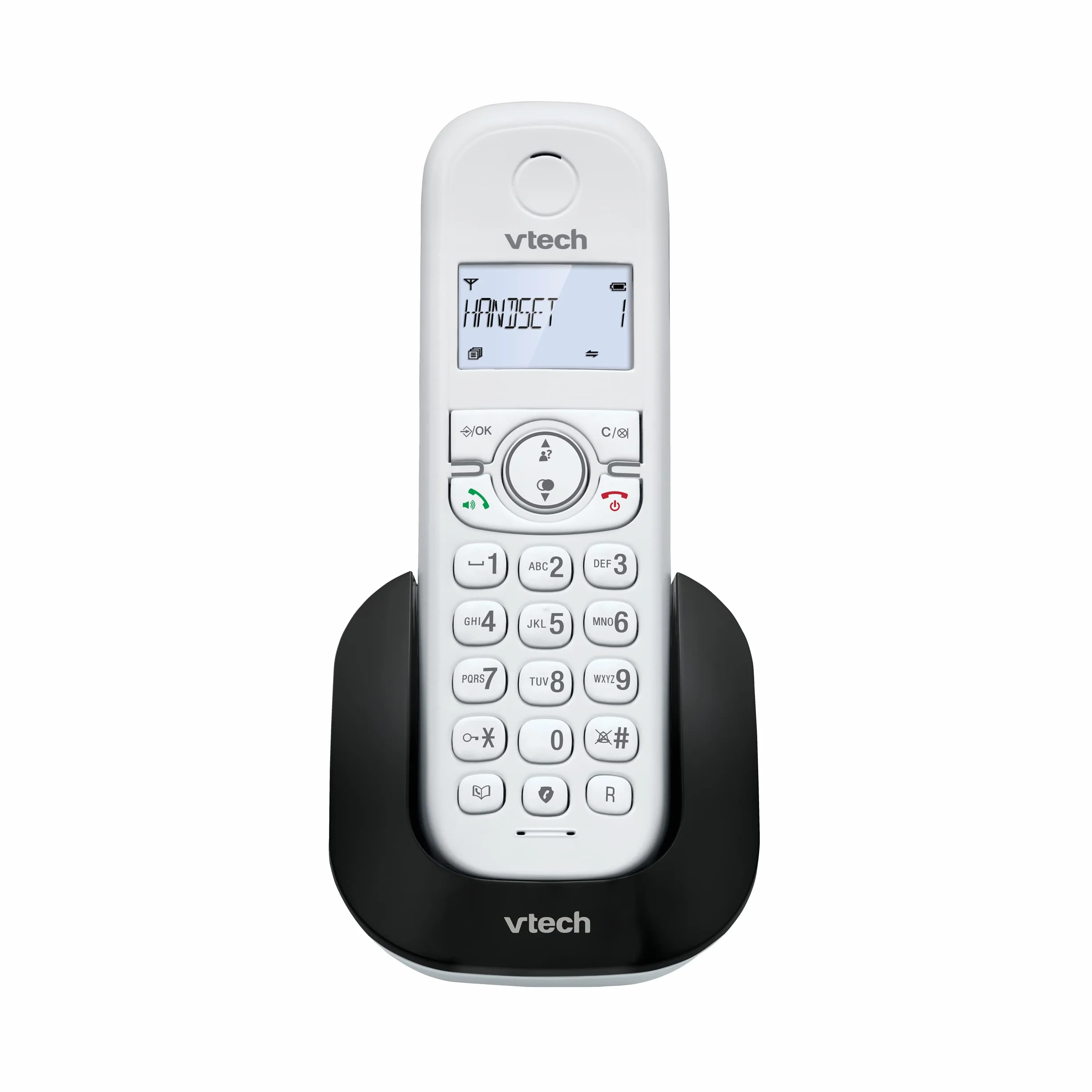 VTech CS1500 Téléphone sans Fil DECT Double Charge avec Blocage d'appel, Identification Appelant
